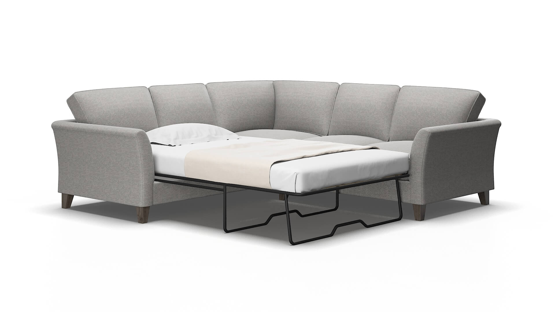 Cologne Phoenix smoke Sectional sleeper Espresso Legs  2