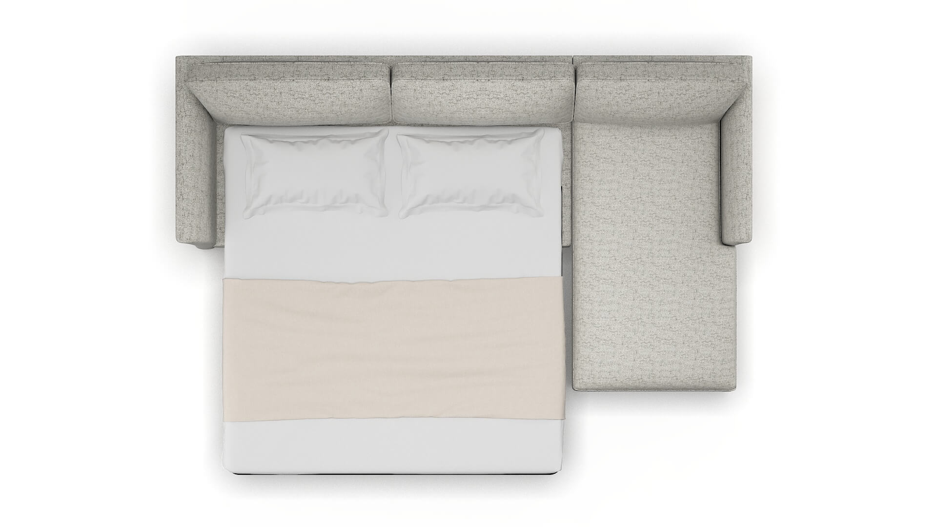 Cologne Prime Gravel Panel Sleeper Espresso legs 3