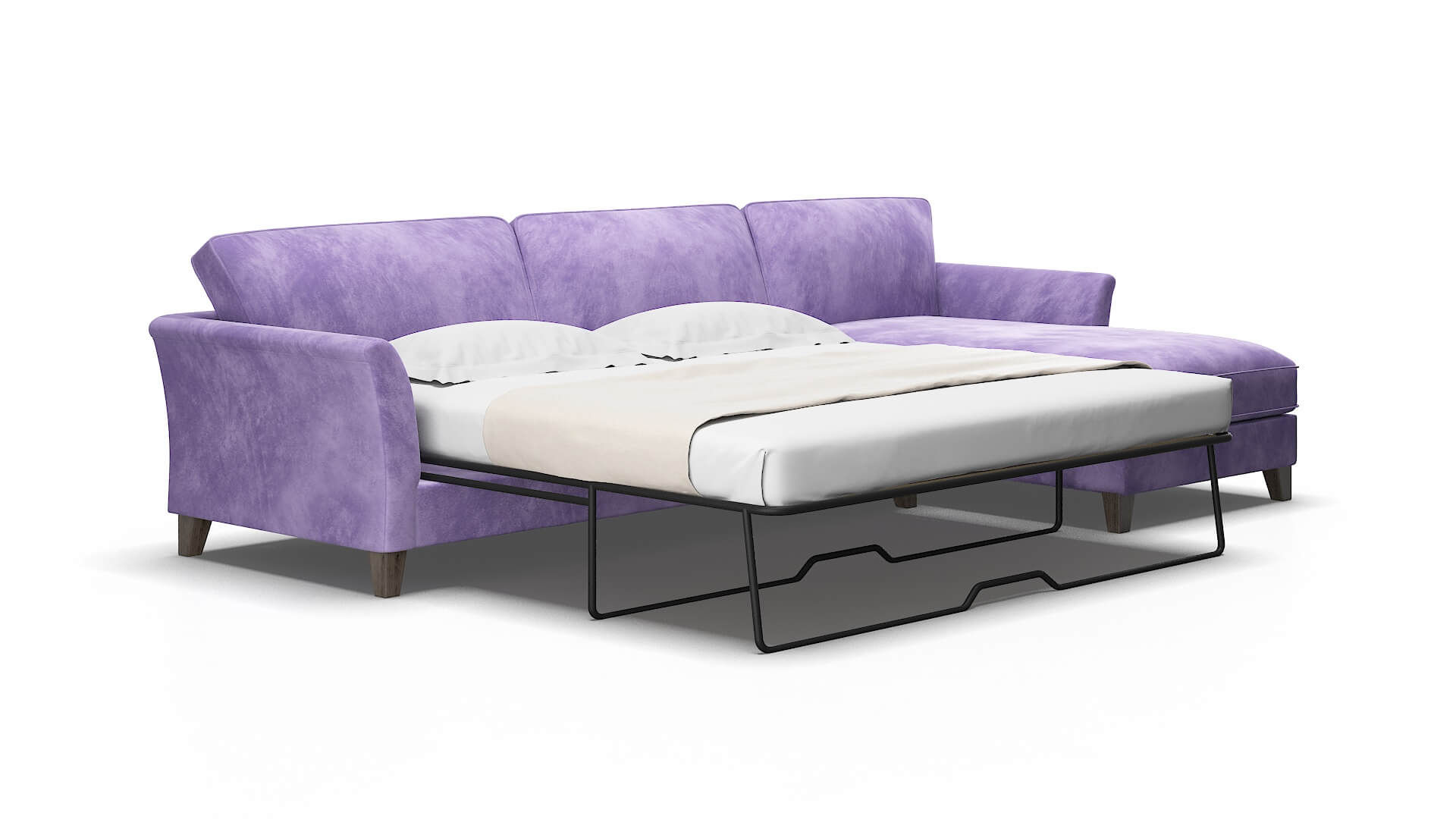 Cologne Royale lavender Panel sleeper Espresso Legs  2