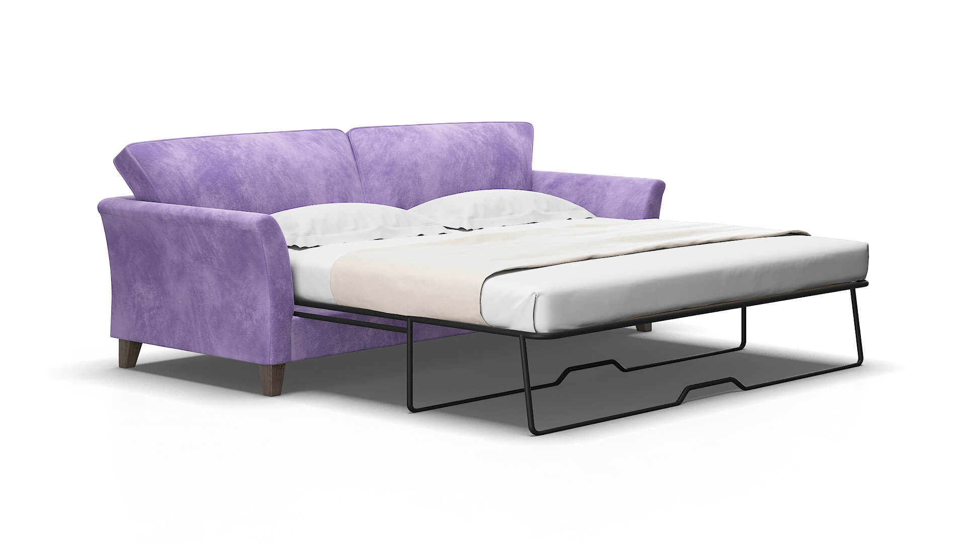 Cologne Royale lavender Sofa sleeper Espresso Legs  2