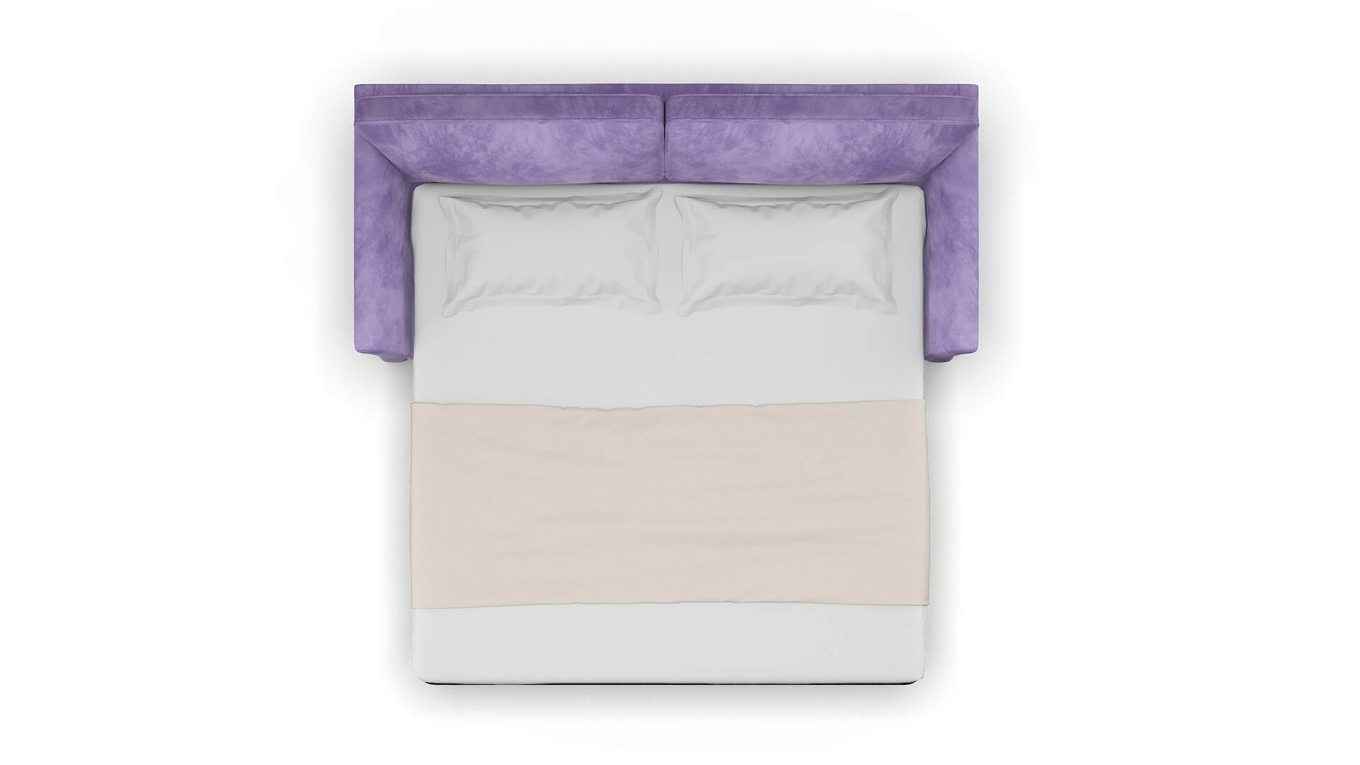 Cologne Royale Lavender Sofa Sleeper Espresso legs 3