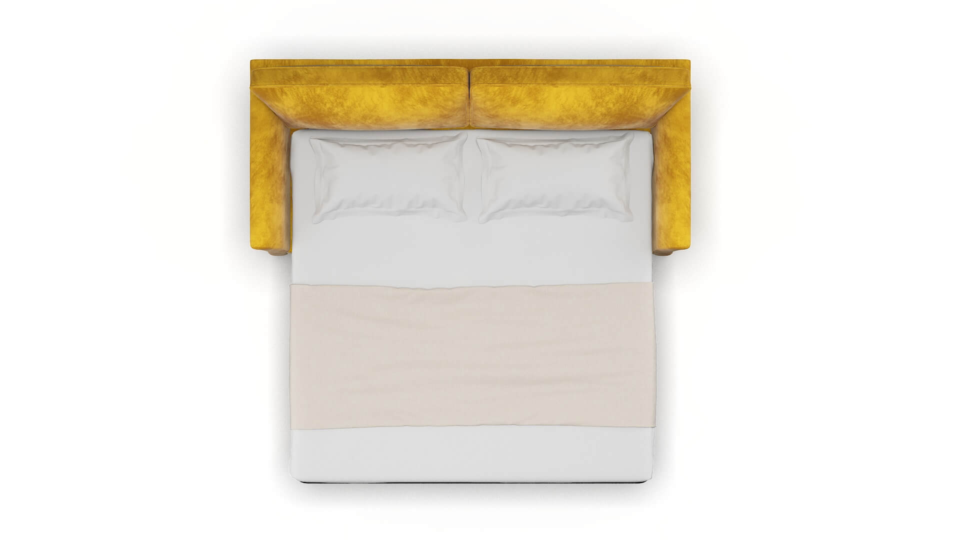 Cologne Royale Marigold Sofa Sleeper Espresso legs 3