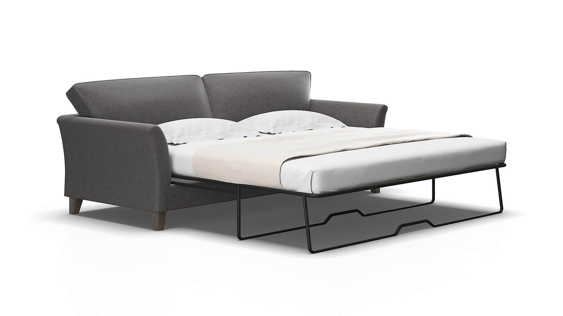 Cologne Sasha grey Sofa sleeper Espresso Legs  2
