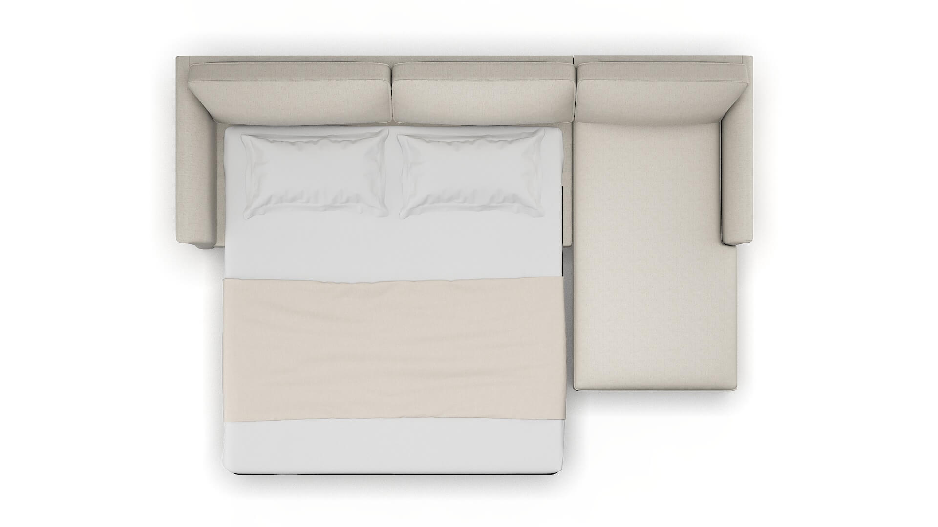 Cologne Sasha Linen Panel Sleeper Espresso legs 3