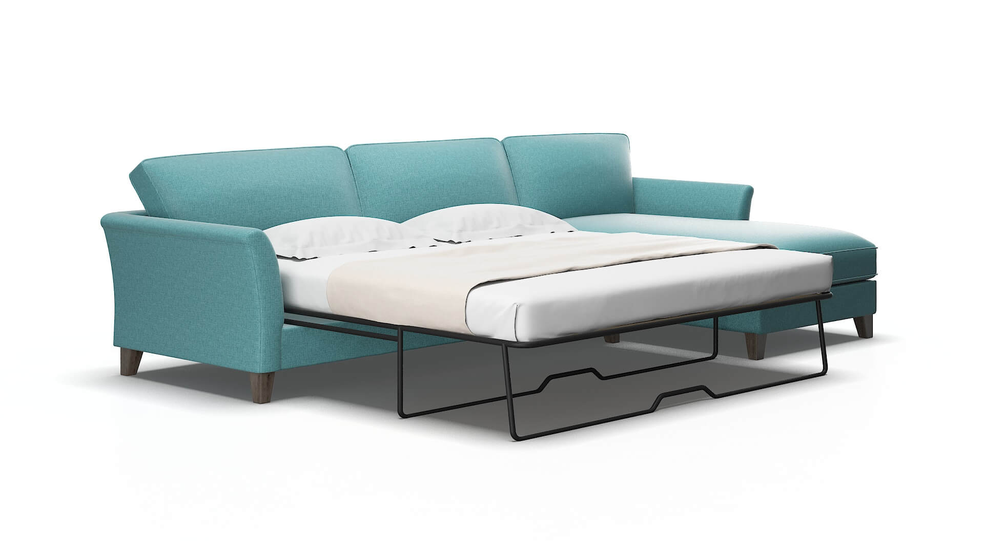 Cologne Simplex Aquavita Panel Sleeper Espresso legs 2