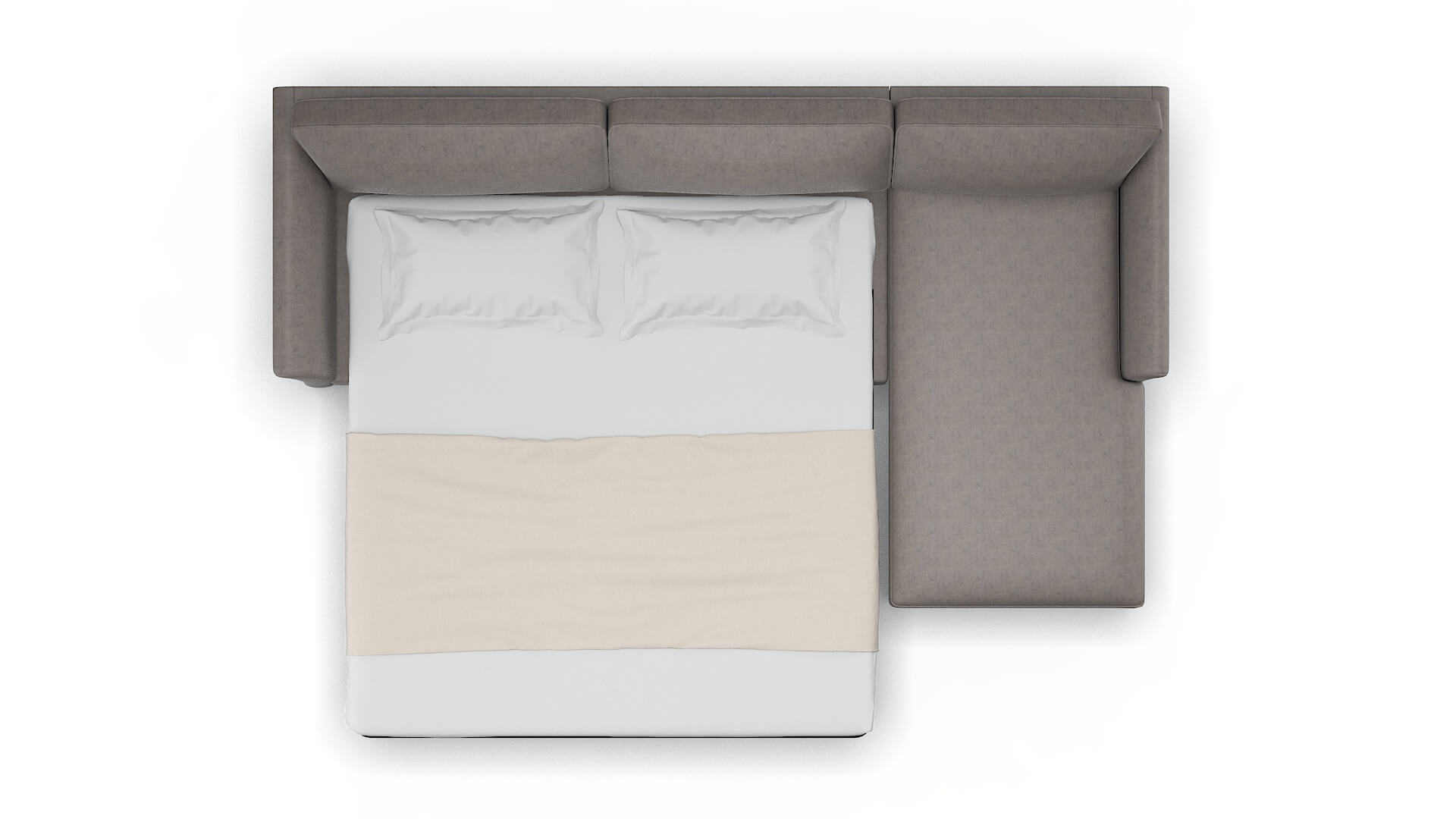 Cologne Suave Slate Panel Sleeper Espresso legs 3