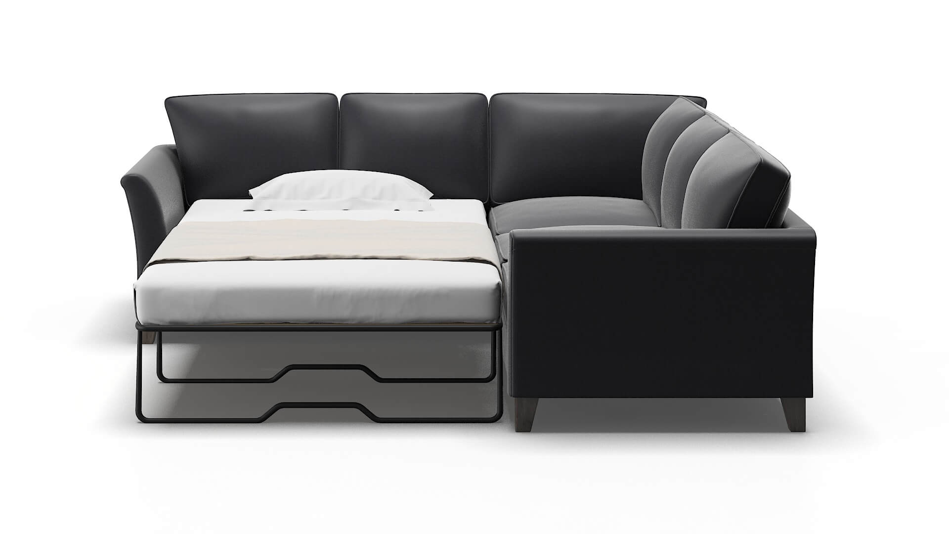 Cologne Urban_d Eclipse Sectional Sleeper Espresso legs 1