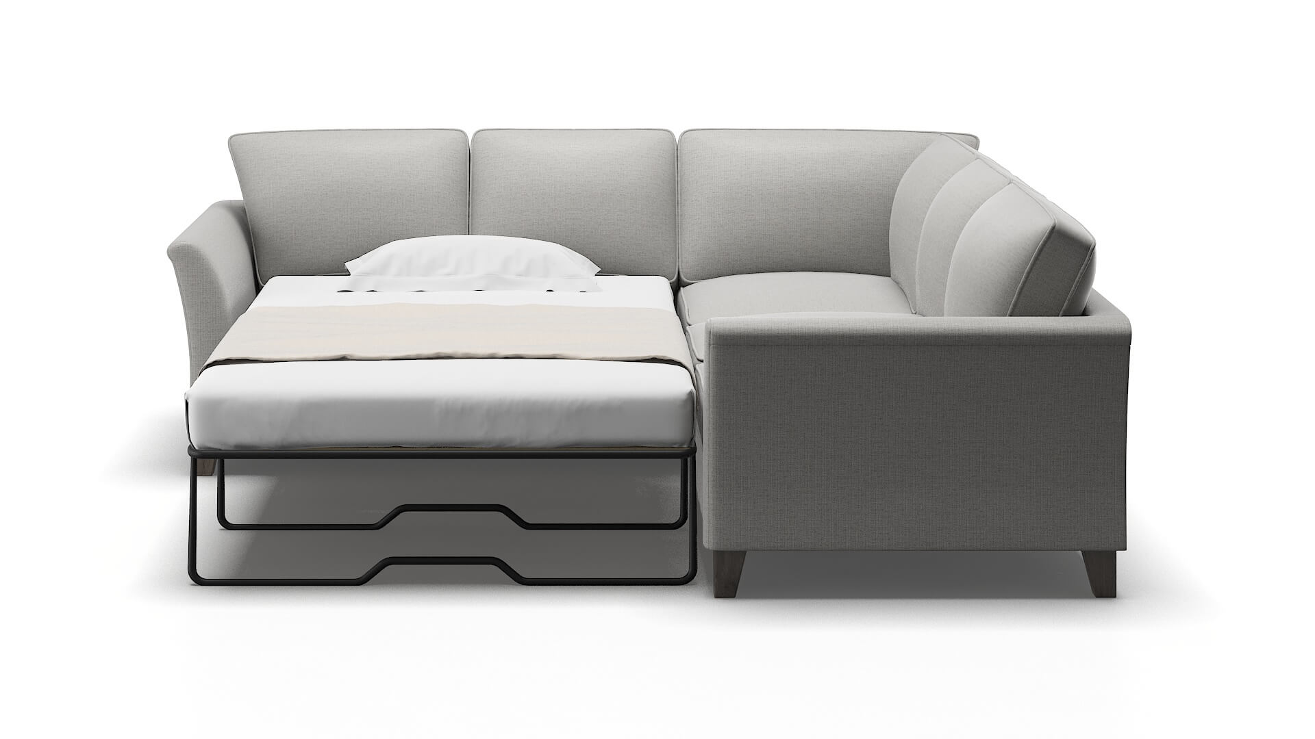 Cologne Urban_d Pepper Sectional Sleeper Espresso legs 1