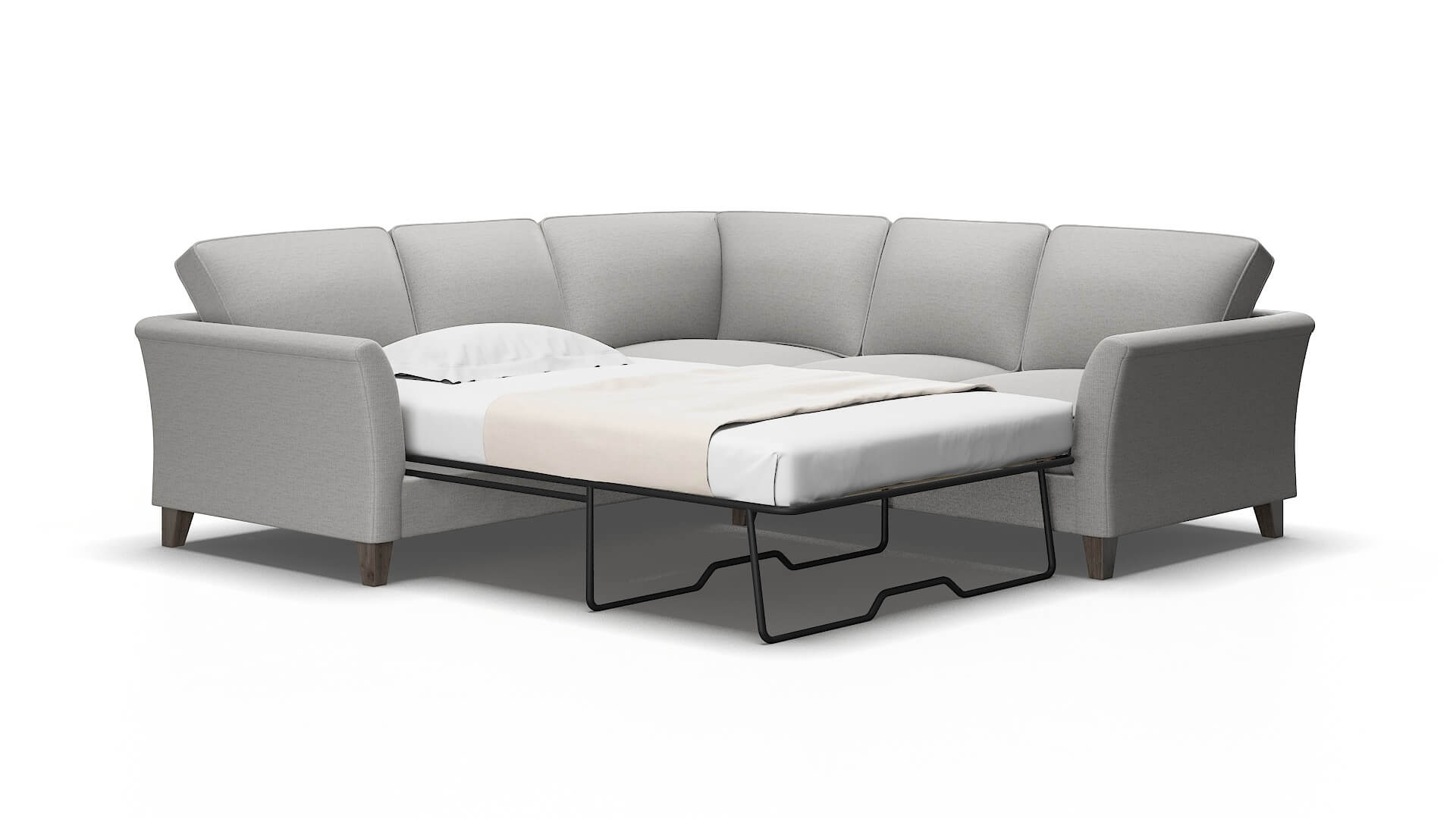 Cologne Urban_d Pepper Sectional Sleeper Espresso legs 2