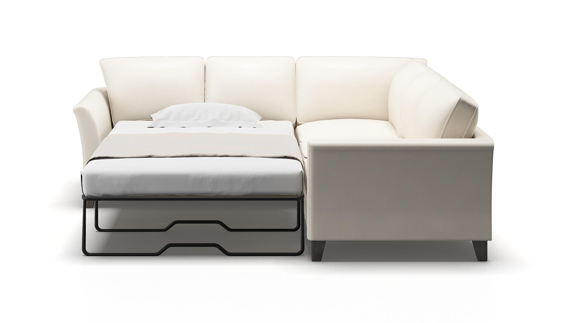 Cologne Urban_d Snow Sectional Sleeper Espresso legs 1