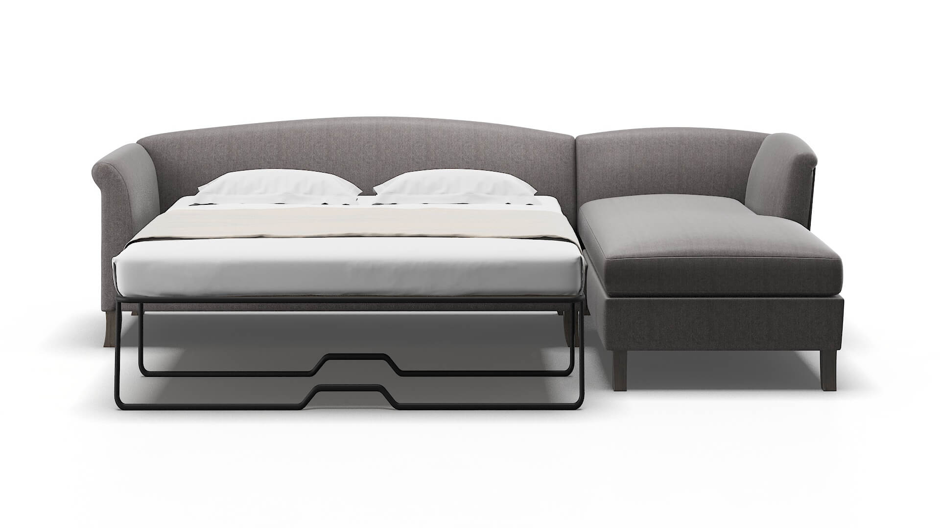 Crete Atlas_plz Silver Panel Sleeper Espresso legs 1