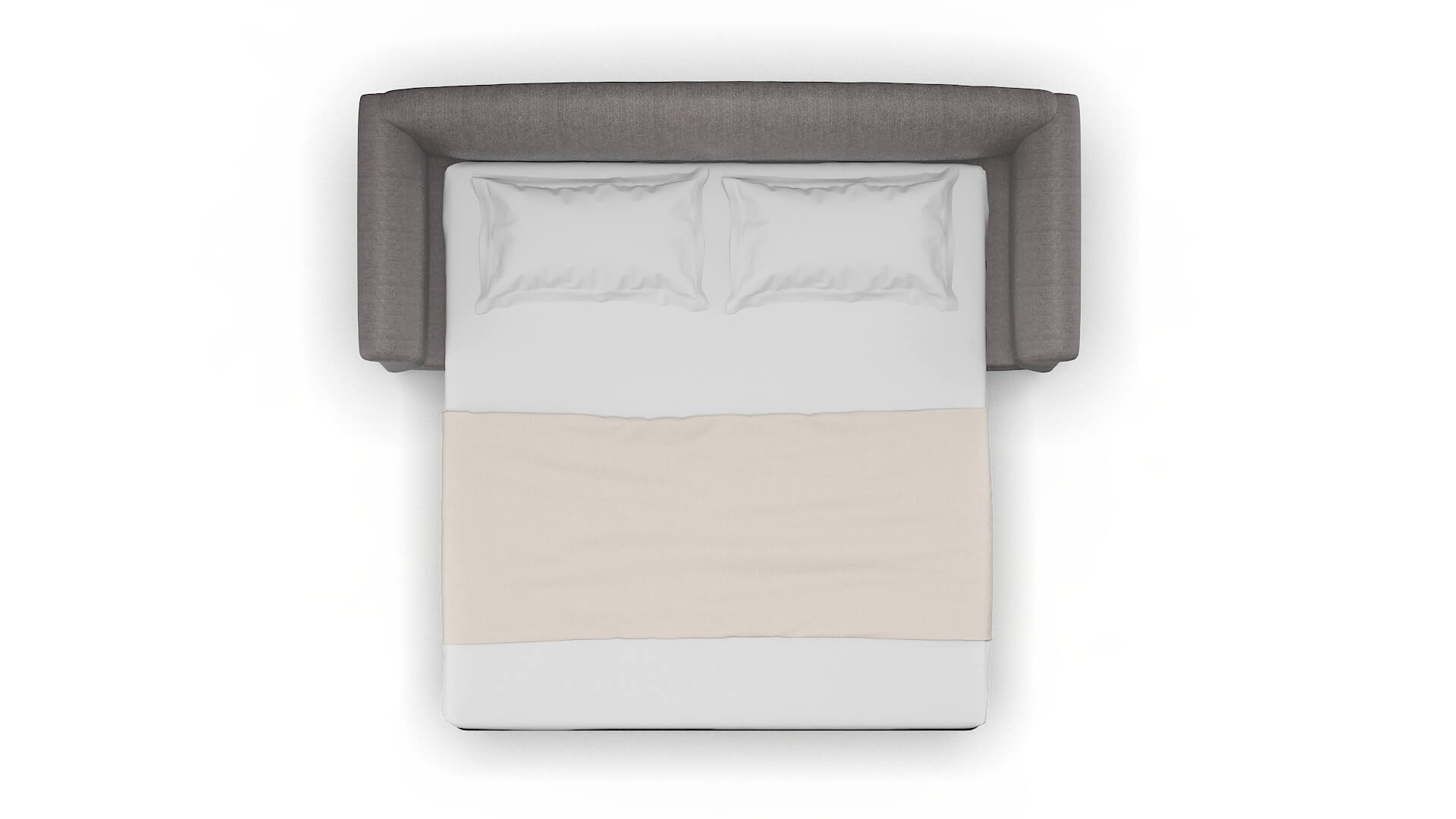 Crete Atlas_plz Silver Sofa Sleeper Espresso legs 3