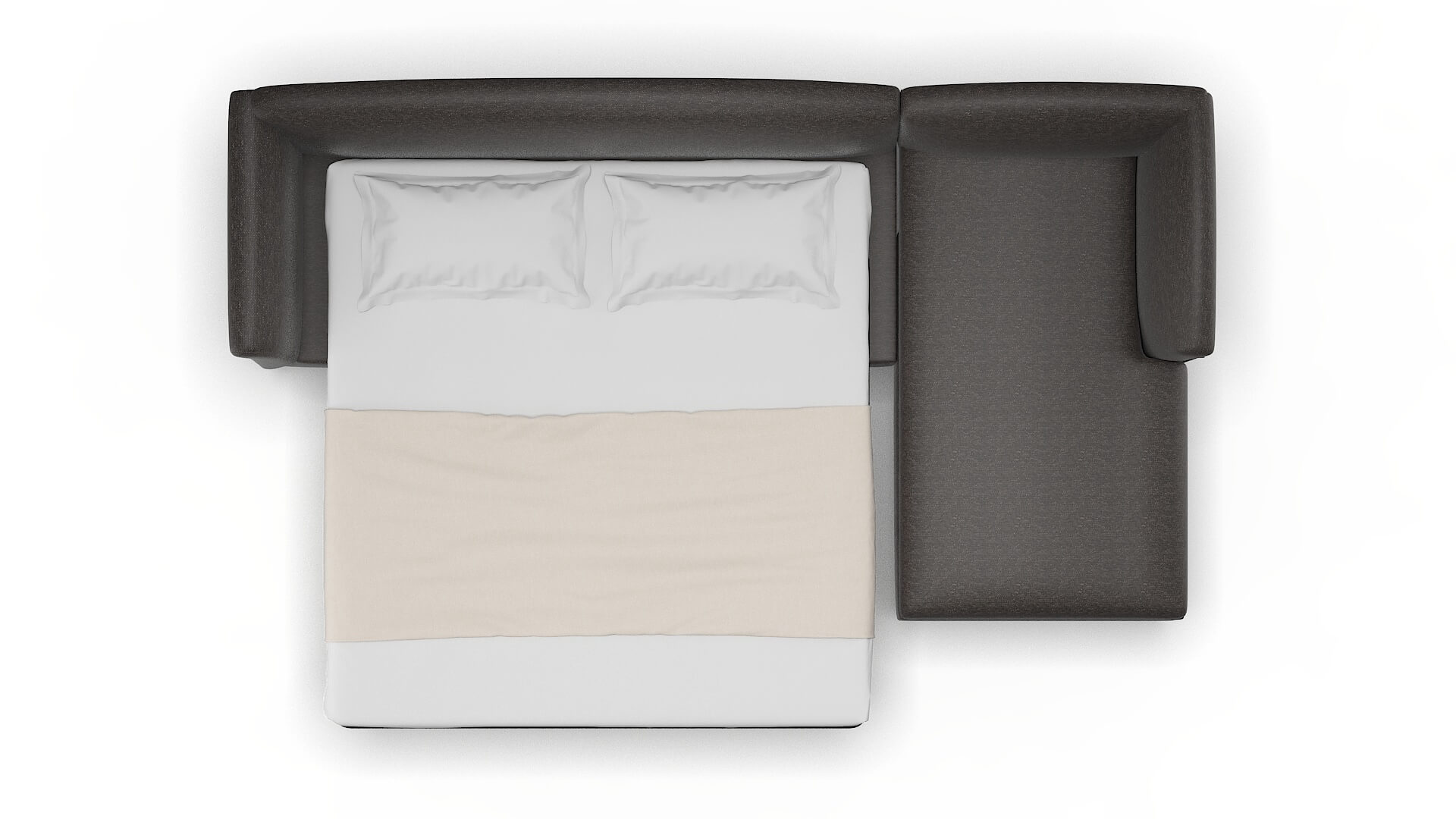 Crete Avenger Denim Panel Sleeper Espresso legs 3