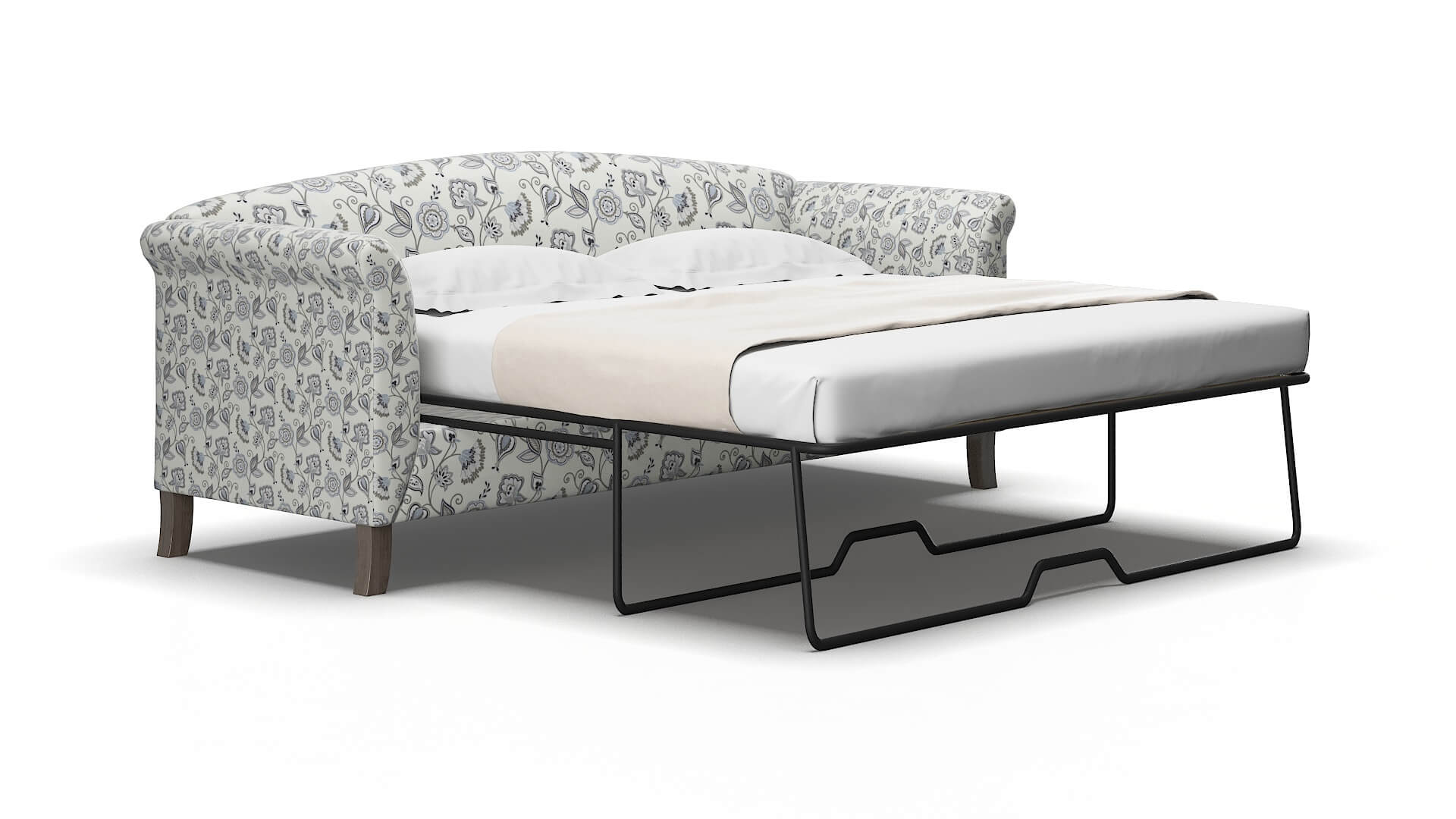 Crete Avignon sky Sofa sleeper Espresso Legs  2