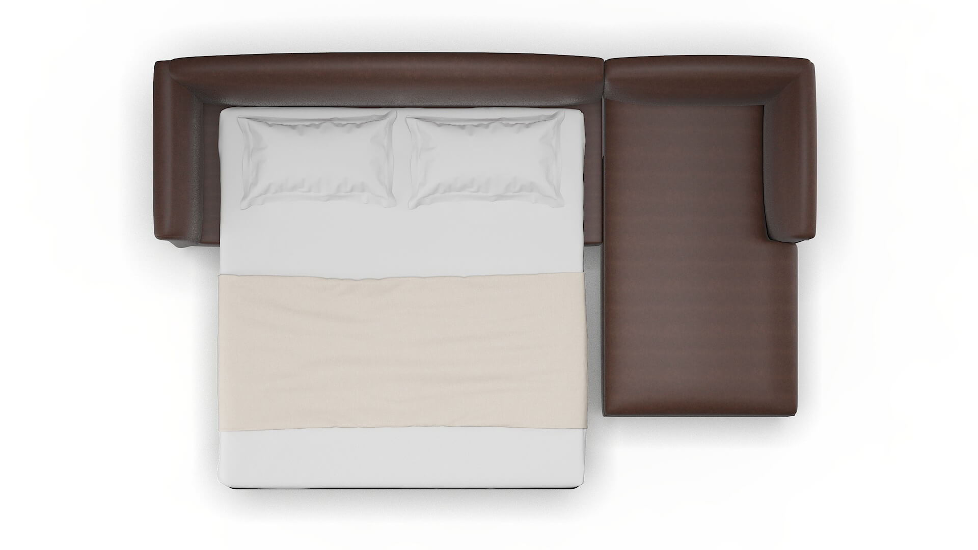 Crete Bella Espresso Panel Sleeper Espresso legs 3