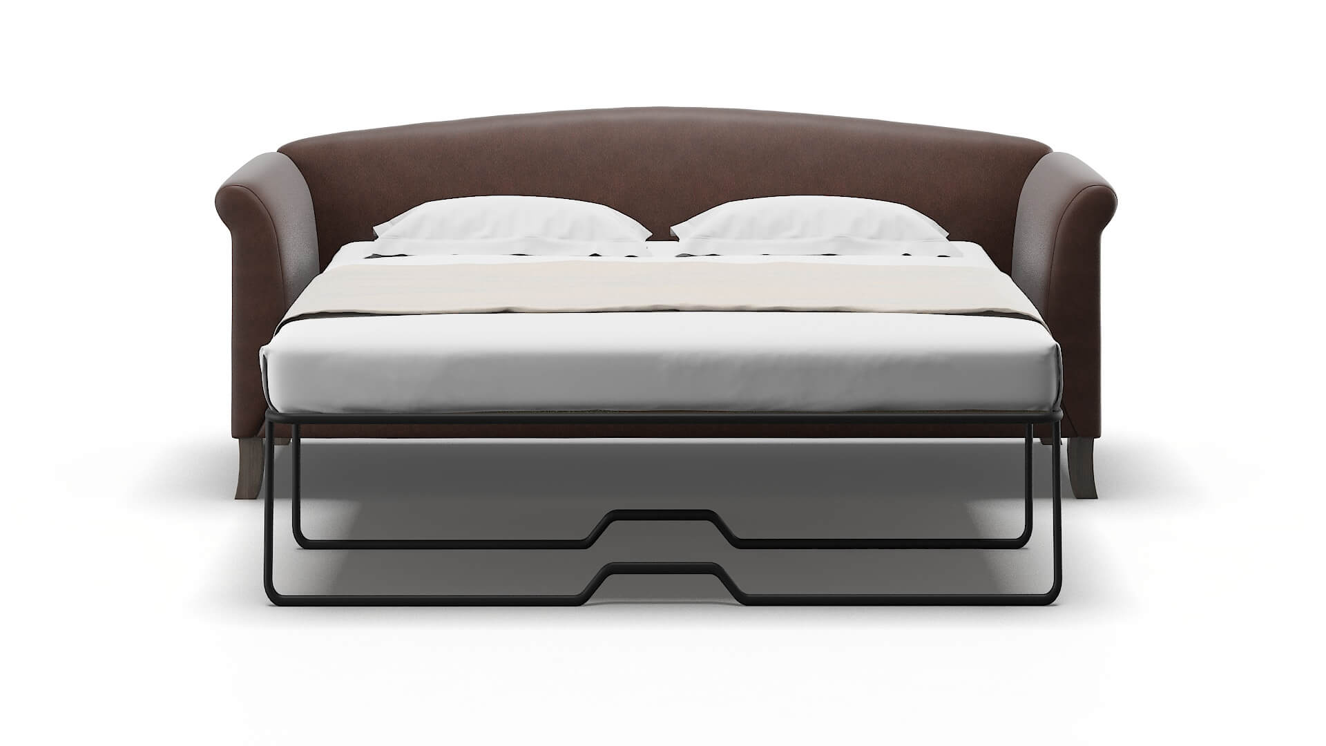 Crete Bella Espresso Sofa Sleeper Espresso legs 1