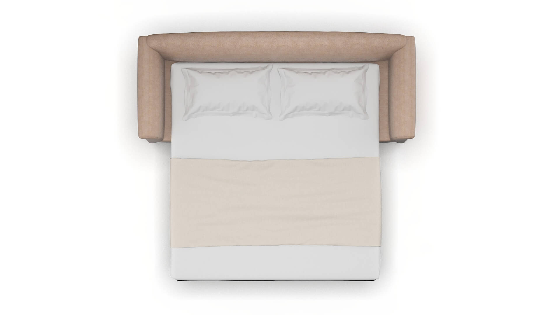 Crete Bella Pewter Sofa Sleeper Espresso legs 3