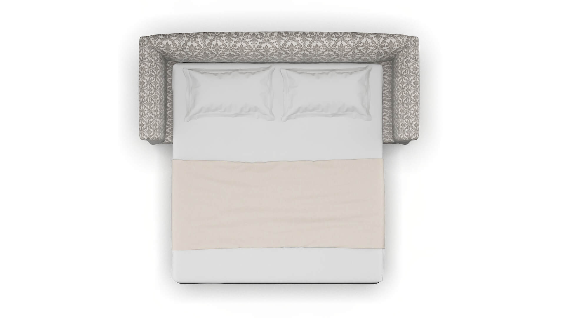 Crete Bergamo Dove Sofa Sleeper Espresso legs 3