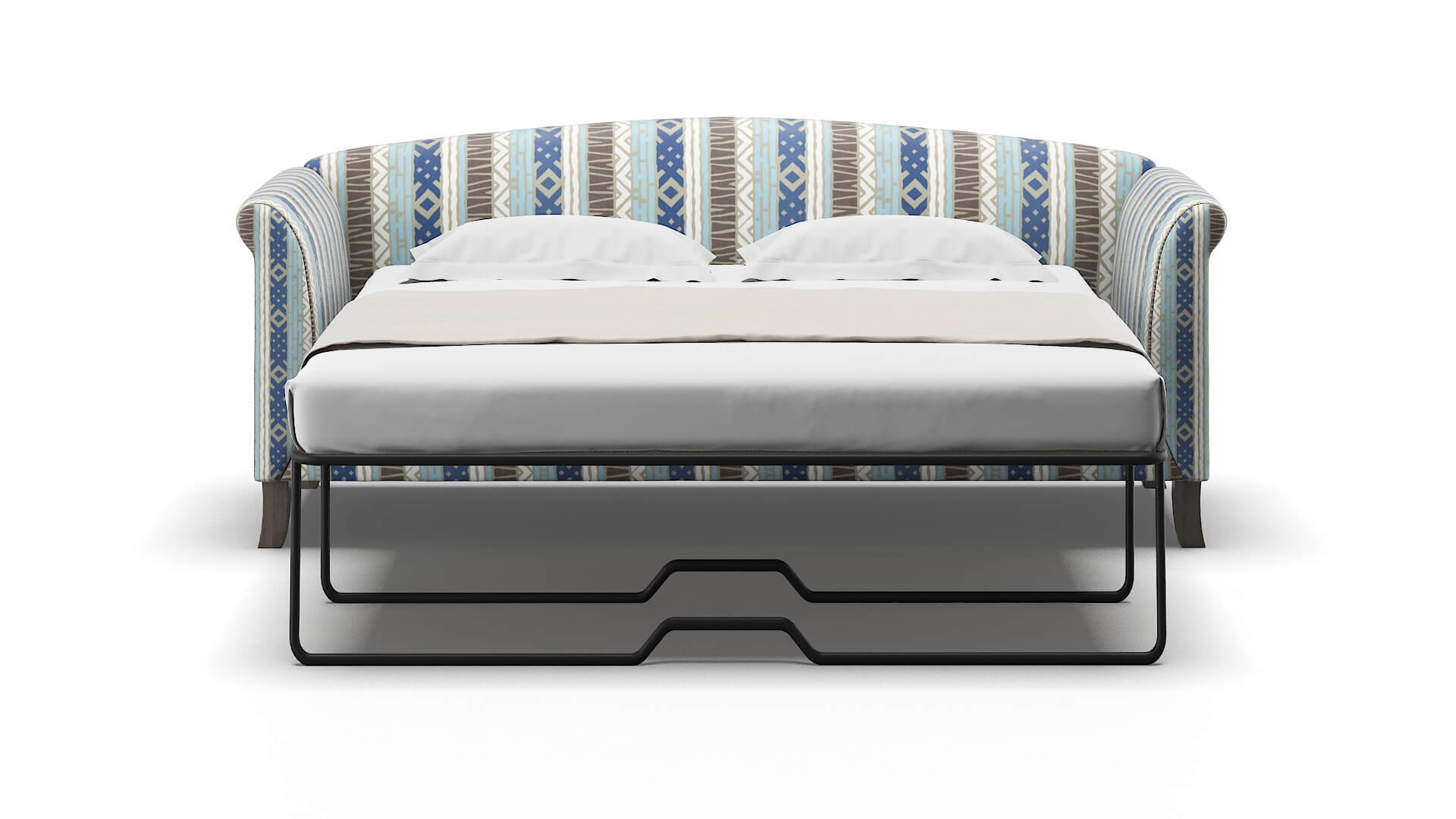 Crete Bodhi Indigo Sofa Sleeper Espresso legs 1