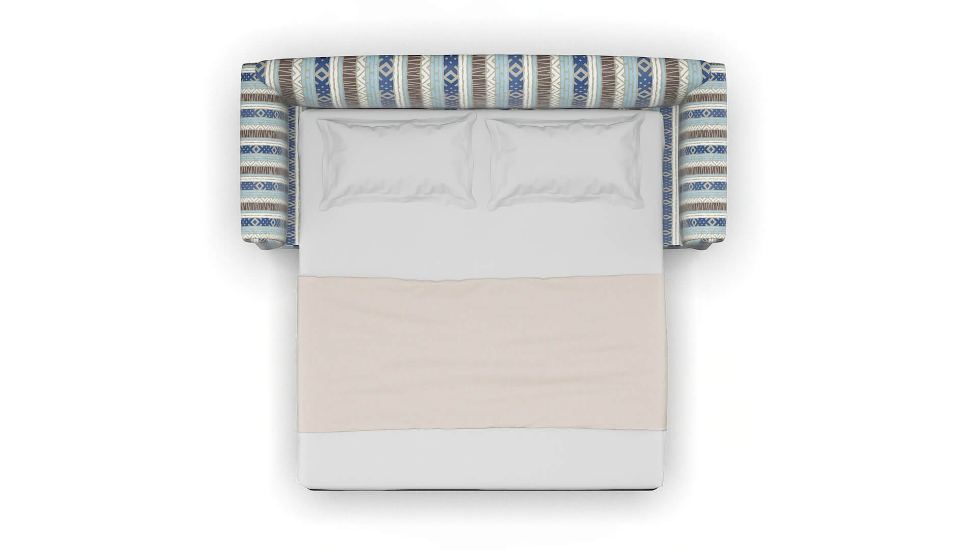 Crete Bodhi Indigo Sofa Sleeper Espresso legs 3