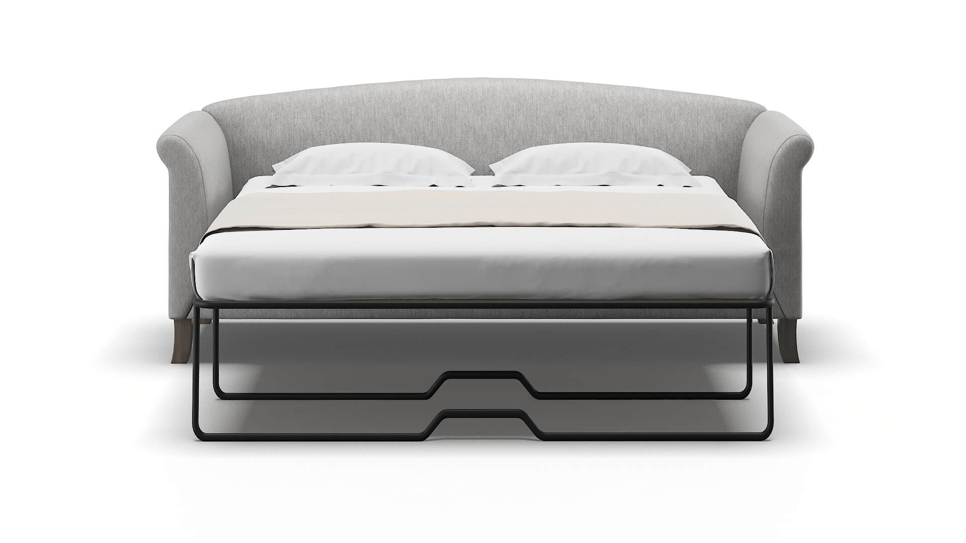 Crete Bungalow Graphite Sofa Sleeper Espresso legs 1