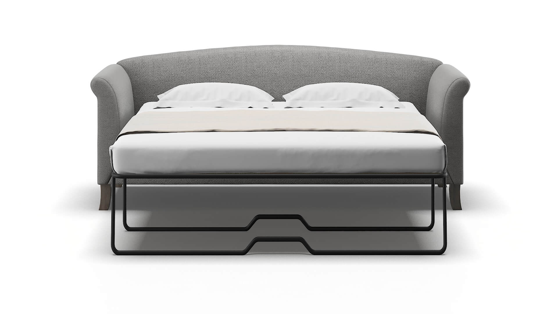 Crete Catalina Steel Sofa Sleeper Espresso legs 1