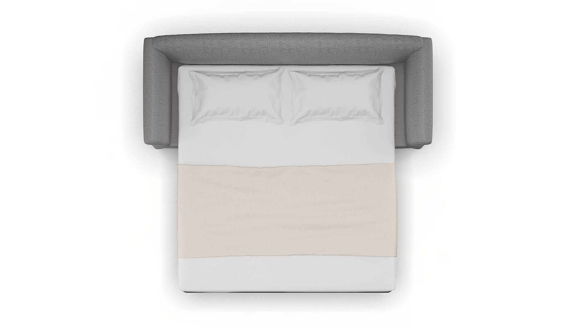 Crete Catalina Steel Sofa Sleeper Espresso legs 3