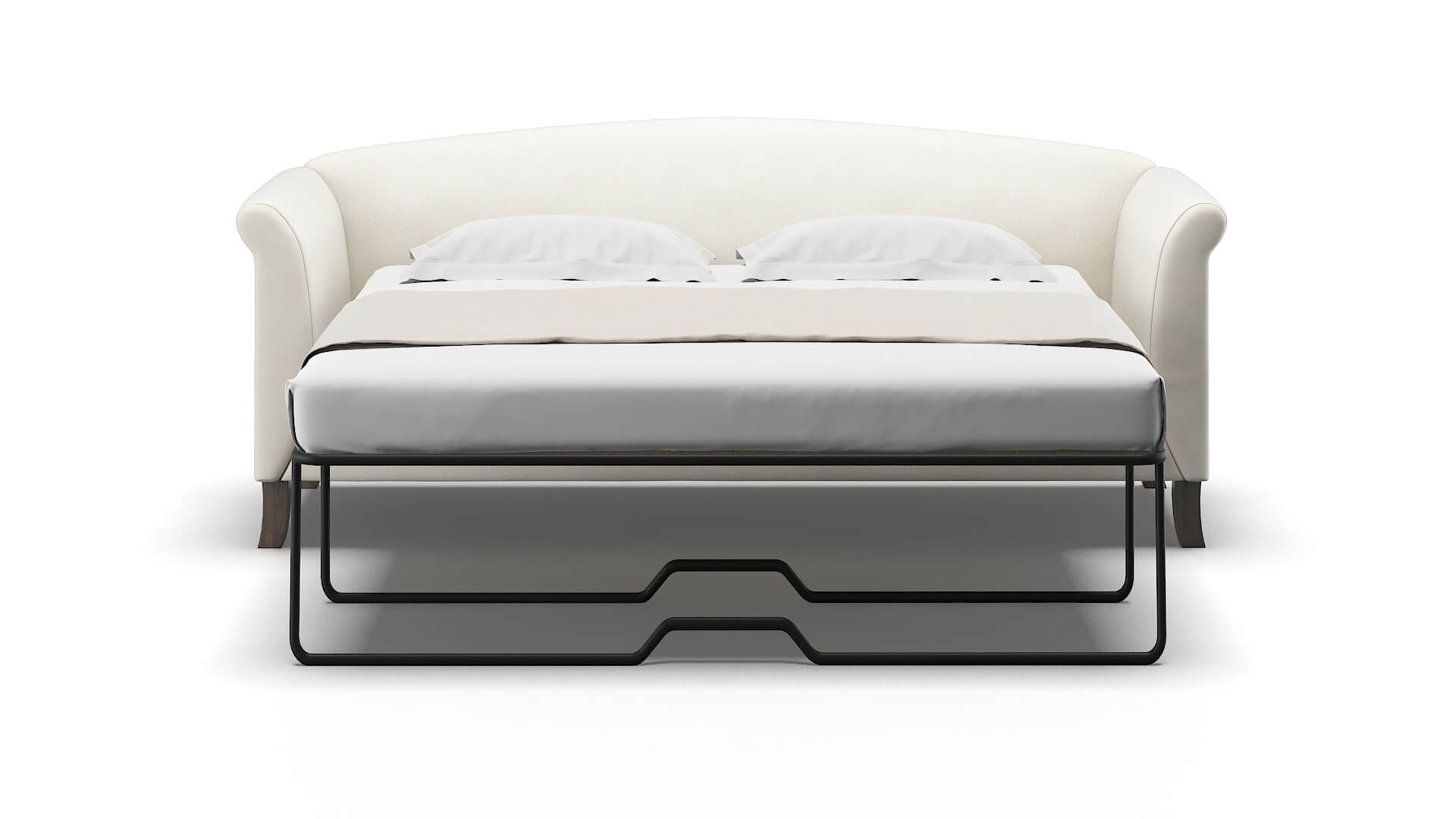 Crete Chance Bone Sofa Sleeper Espresso legs 1