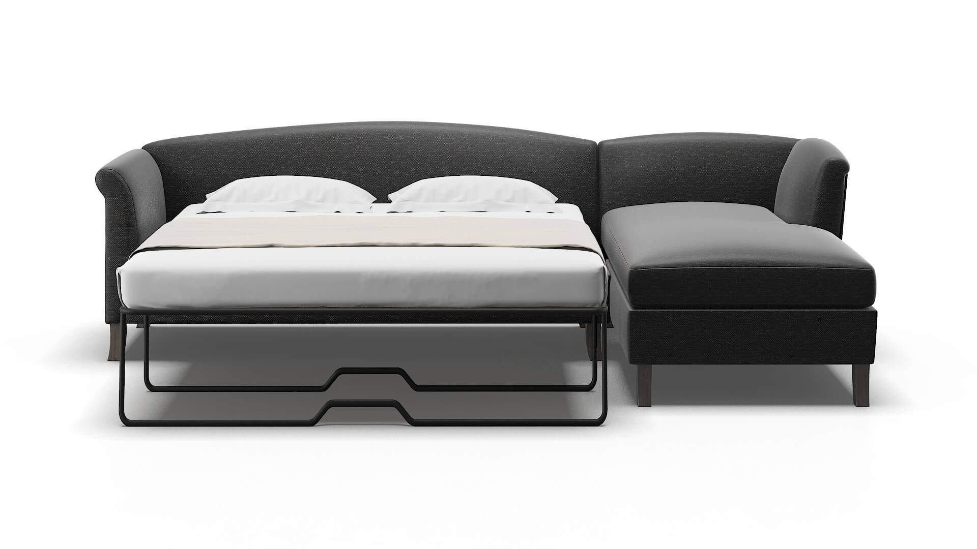 Crete Chance Denim Panel Sleeper Espresso legs 1