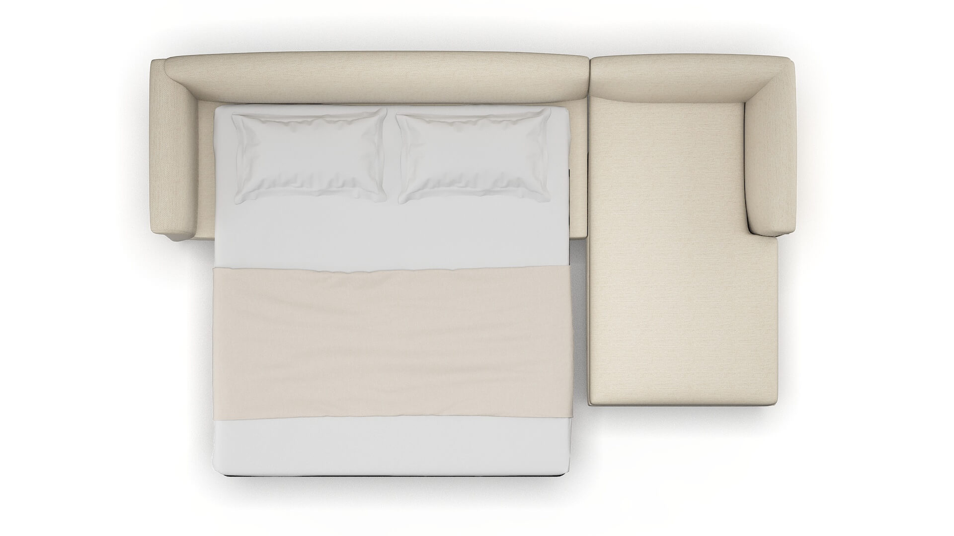 Crete Chance Sand Panel Sleeper Espresso legs 3