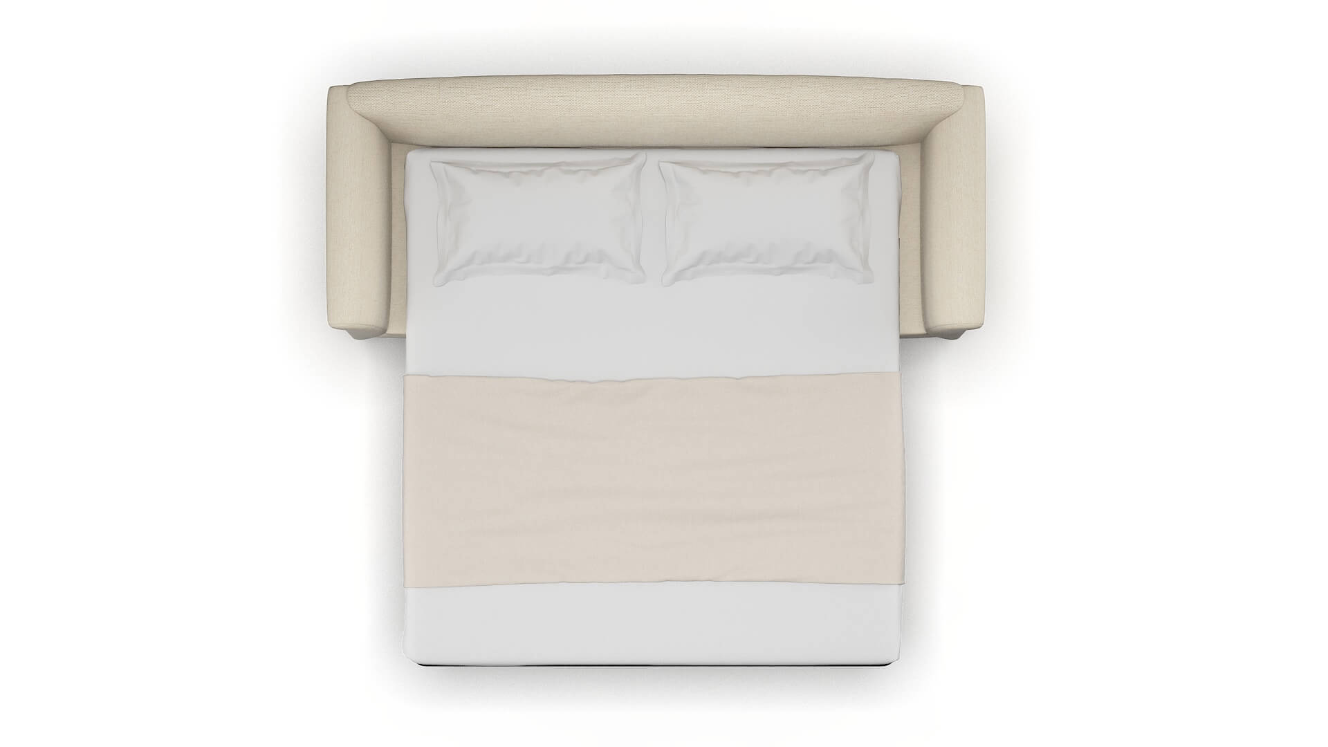 Crete Chance Sand Sofa Sleeper Espresso legs 3