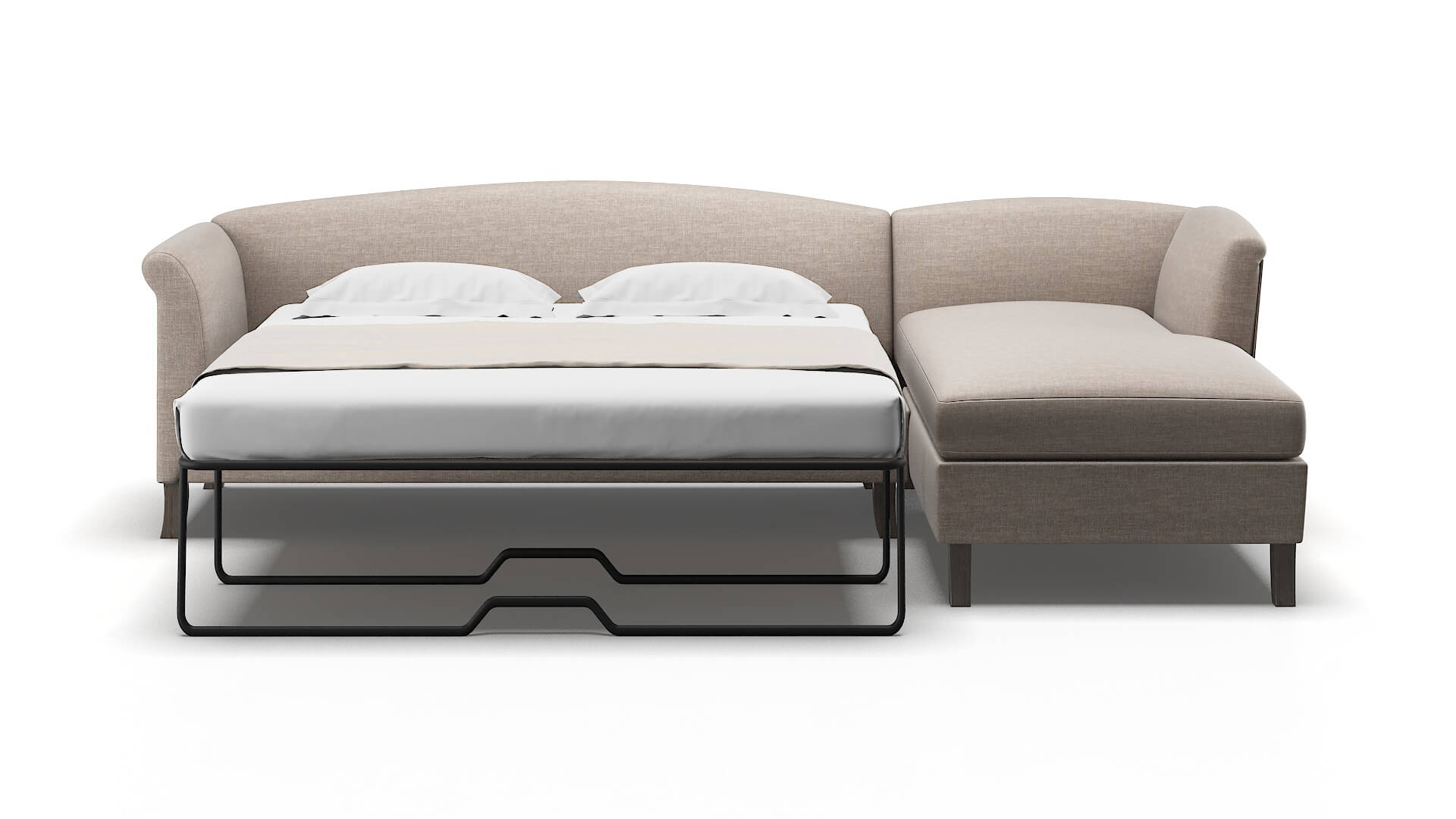 Crete Clyde Dolphin Panel Sleeper Espresso legs 1