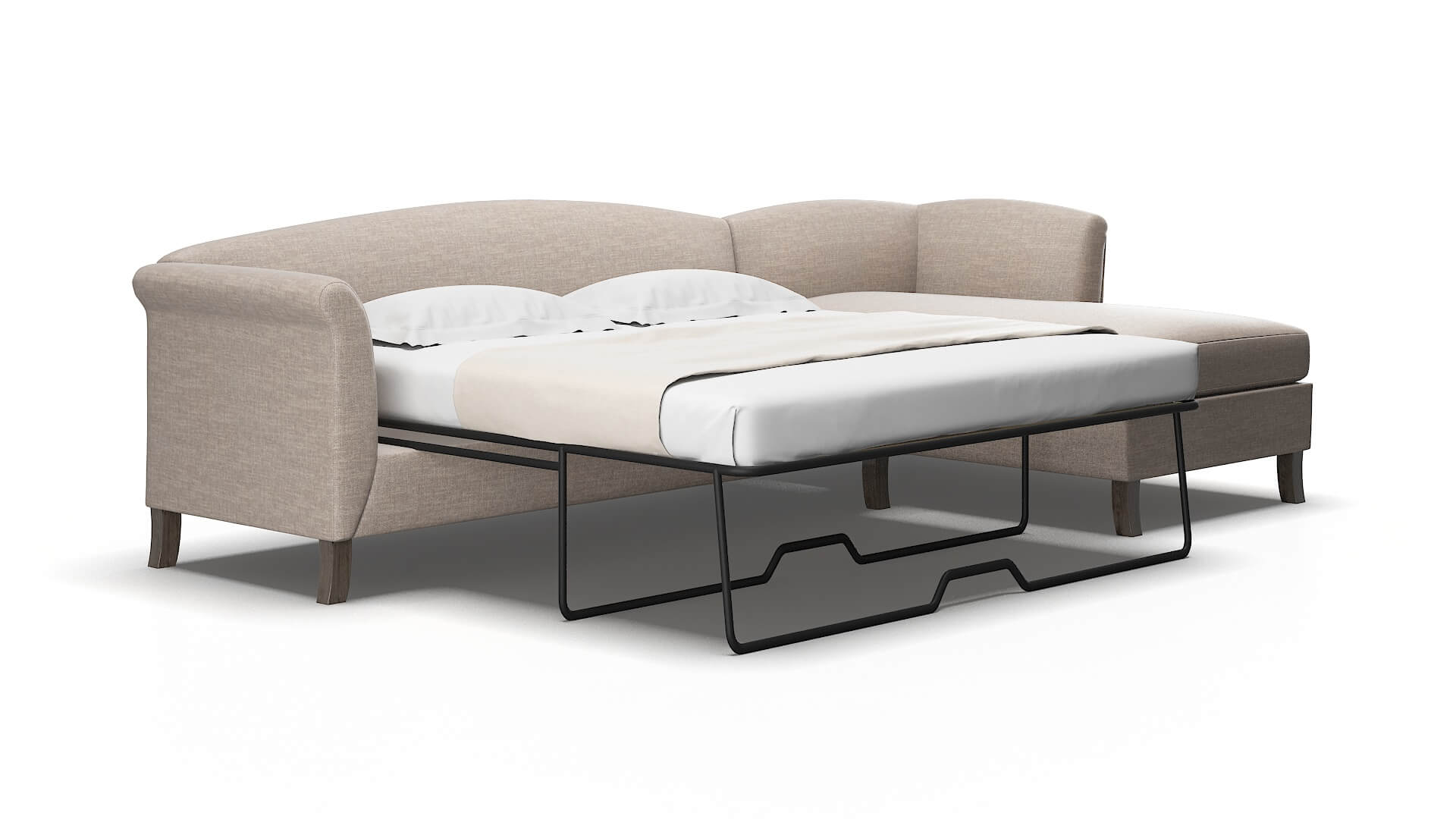 Crete Clyde dolphin Panel sleeper Espresso Legs  2