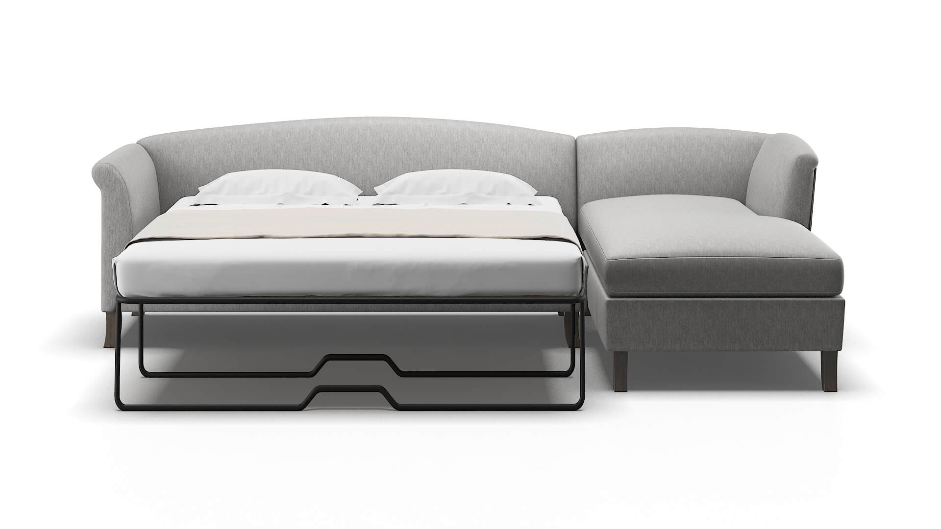 Crete Cosmo Steel Panel Sleeper Espresso legs 1