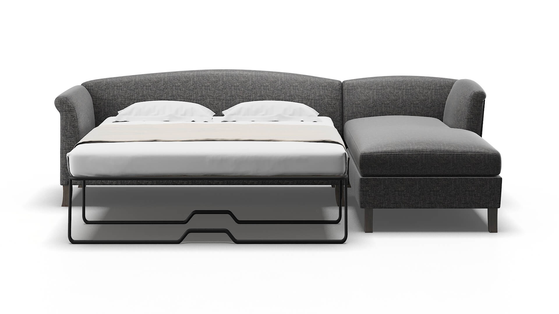 Crete Curious Pacific Panel Sleeper Espresso legs 1