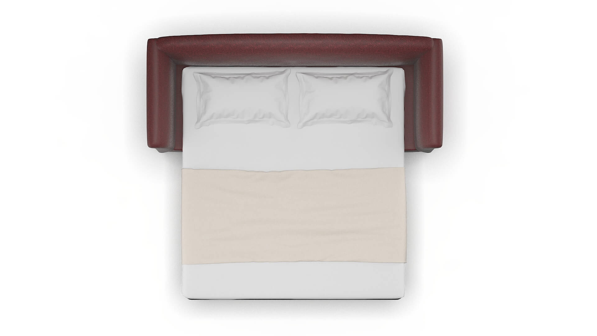 Crete Derby Berry Sofa Sleeper Espresso legs 3