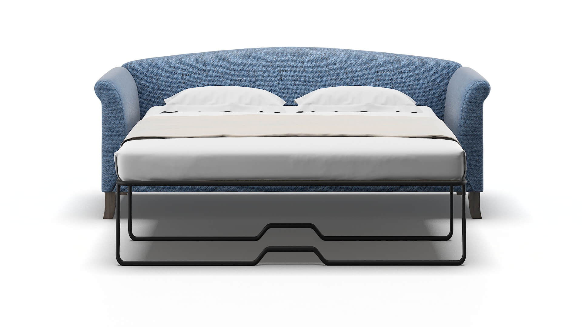 Crete Derby Navy Sofa Sleeper Espresso legs 1