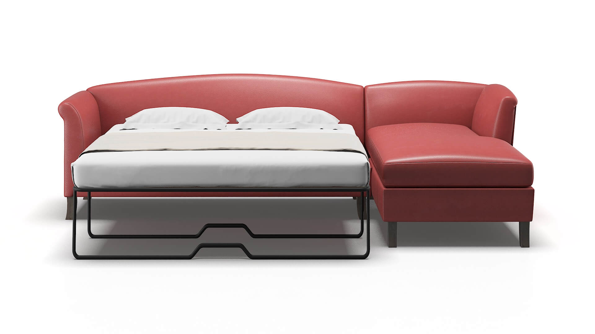Crete Dillion Cordovan Panel Sleeper Espresso legs 1