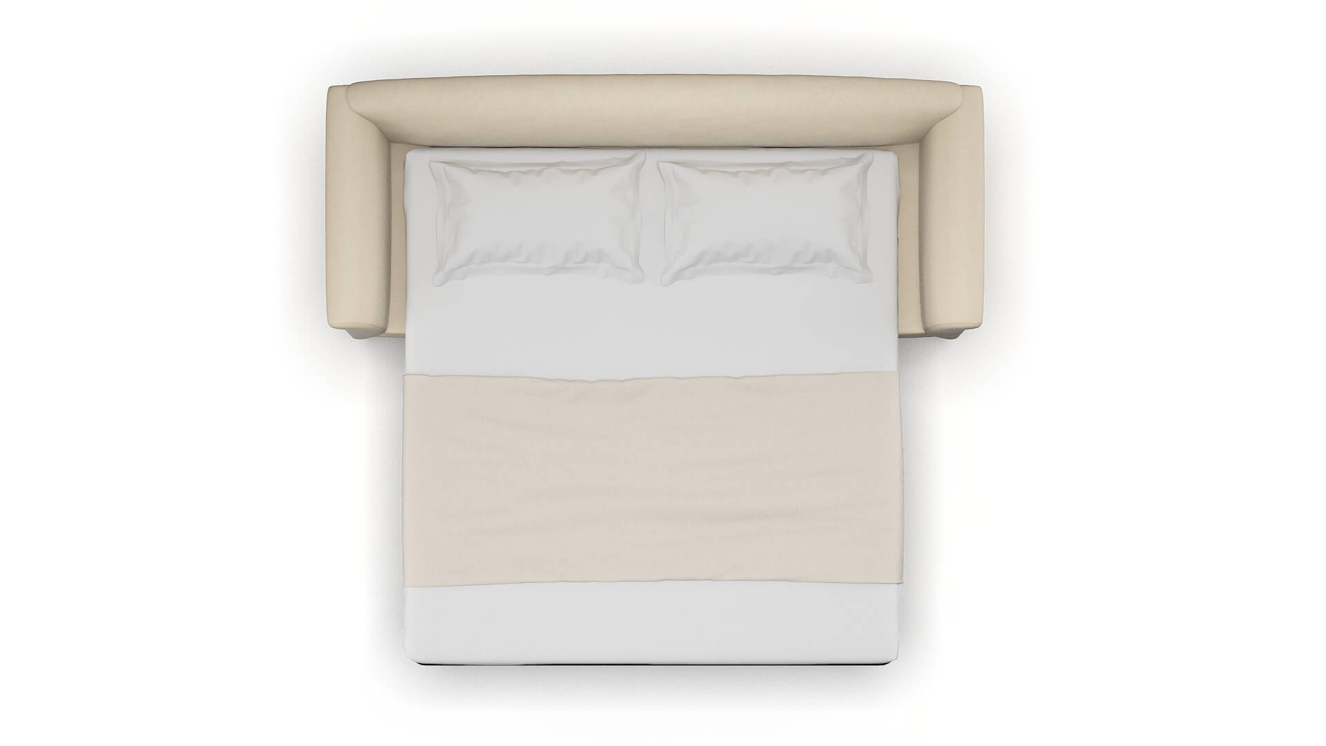 Crete Dream_d Almond Sofa Sleeper Espresso legs 3