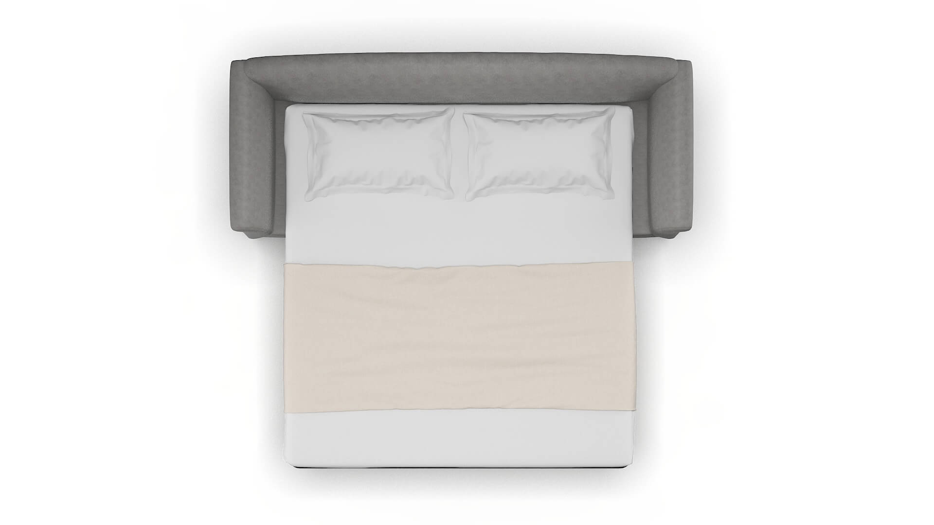 Crete Dream_d Charcoal Sofa Sleeper Espresso legs 3