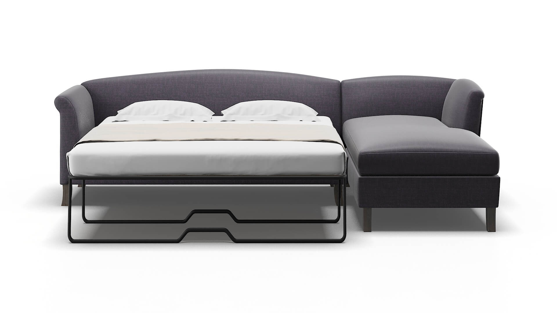 Crete Durham Ink Panel Sleeper Espresso legs 1