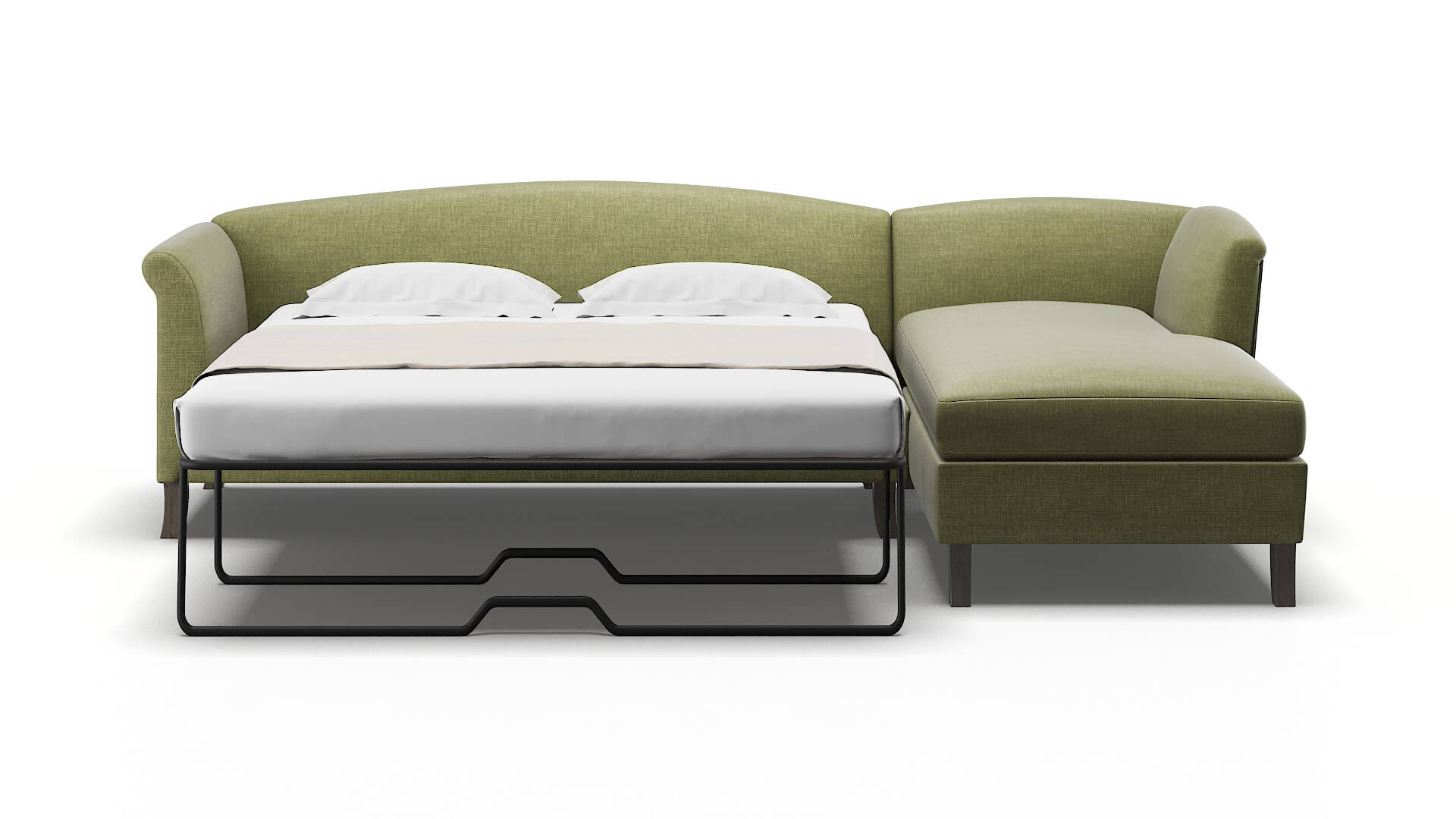 Crete Durham Lime Panel Sleeper Espresso legs 1