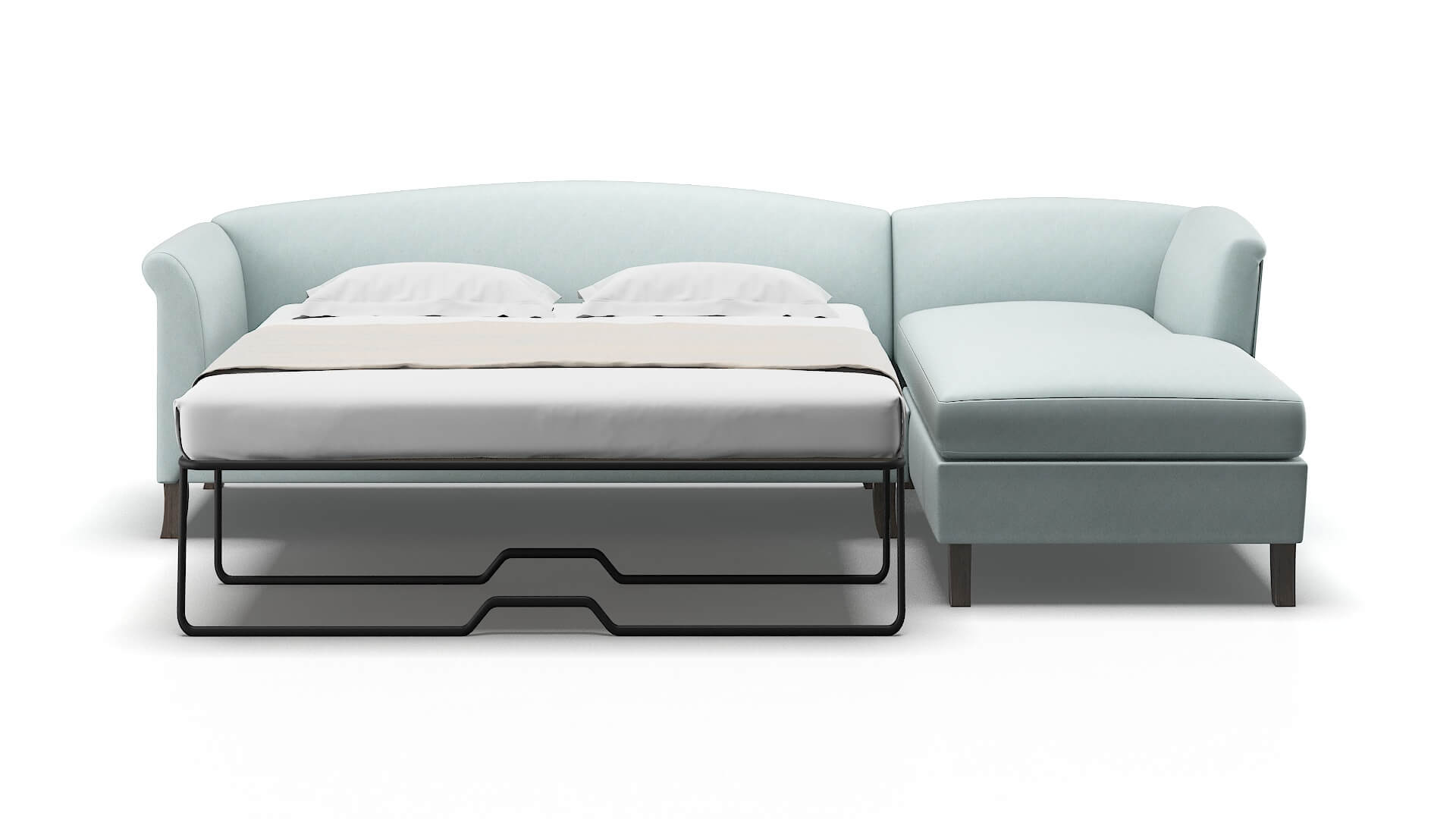 Crete Elliot Spa Panel Sleeper Espresso legs 1