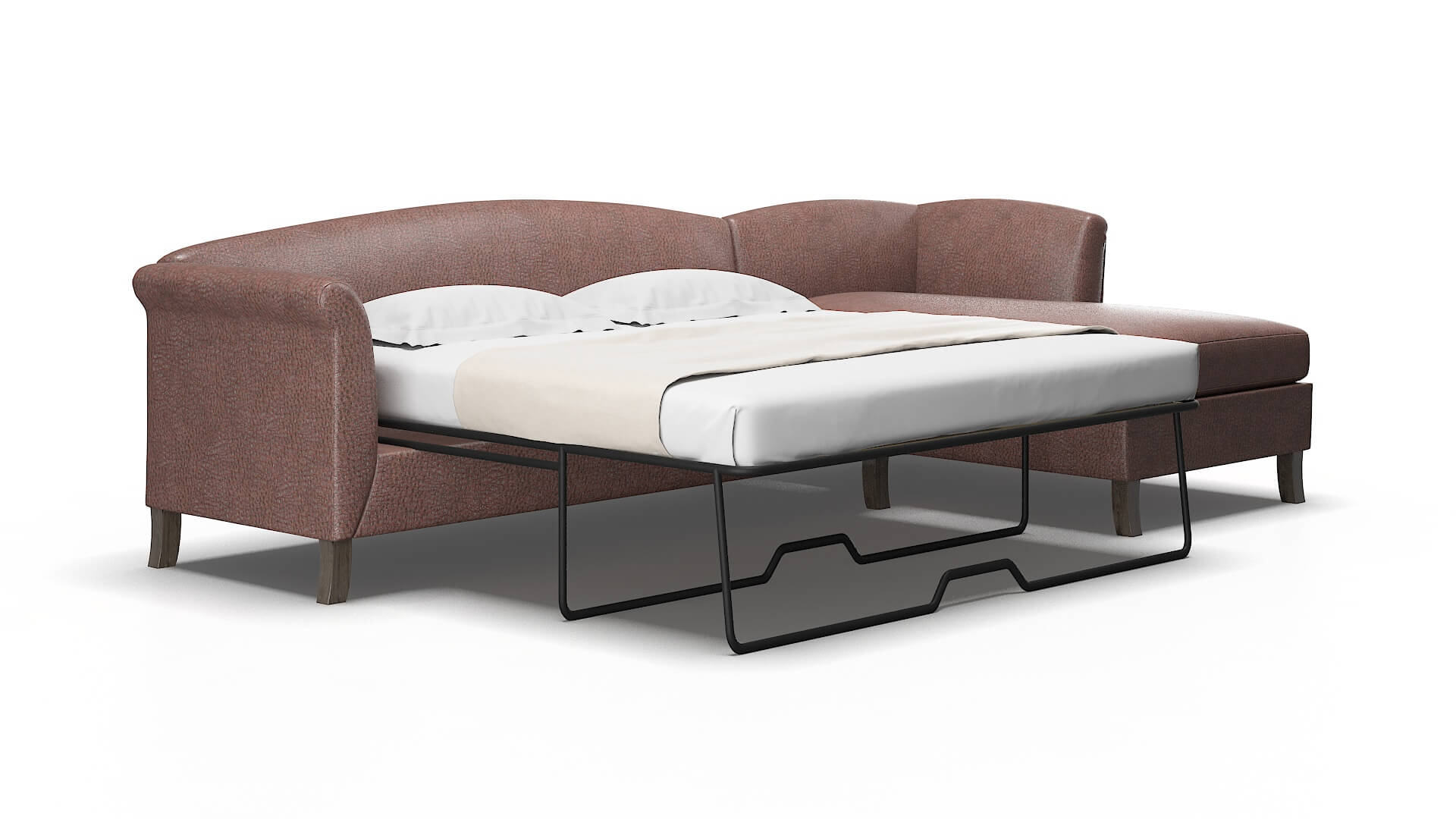 Crete Ford brown Panel sleeper Espresso Legs  2