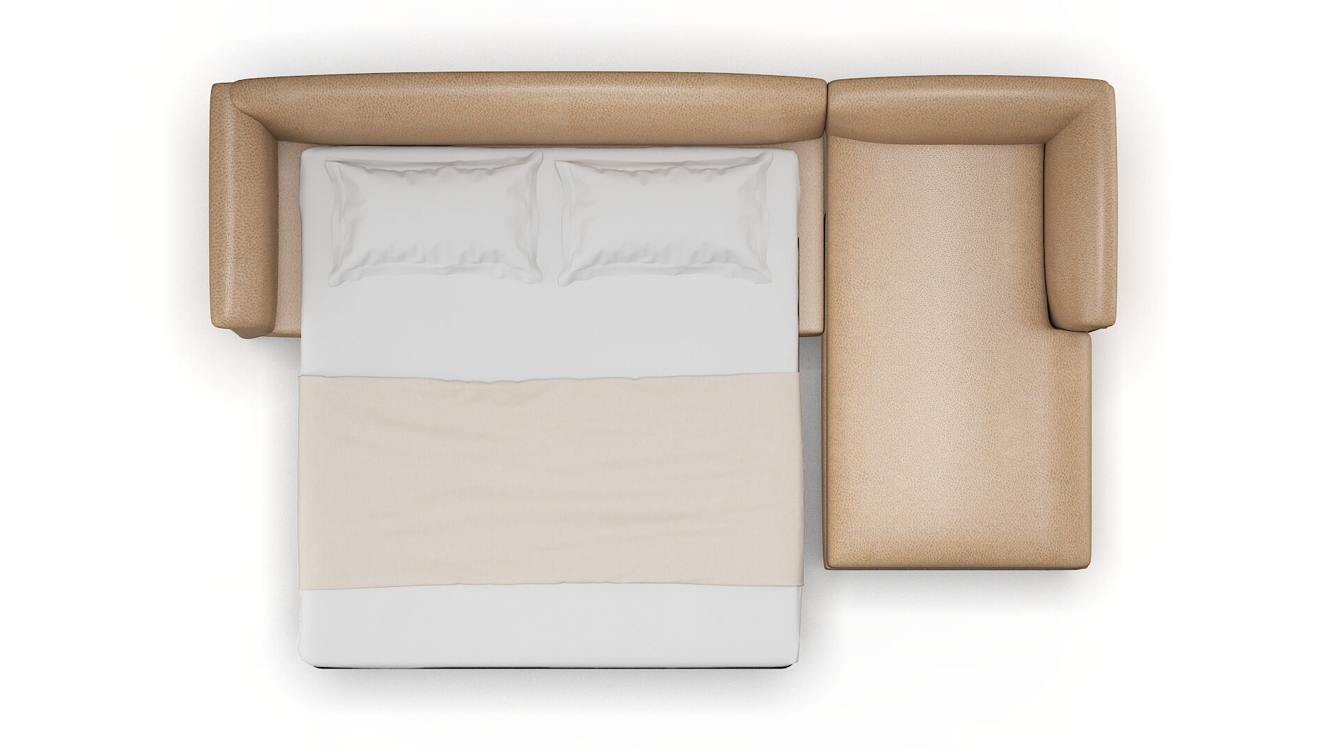 Crete Ford Dune Panel Sleeper Espresso legs 3