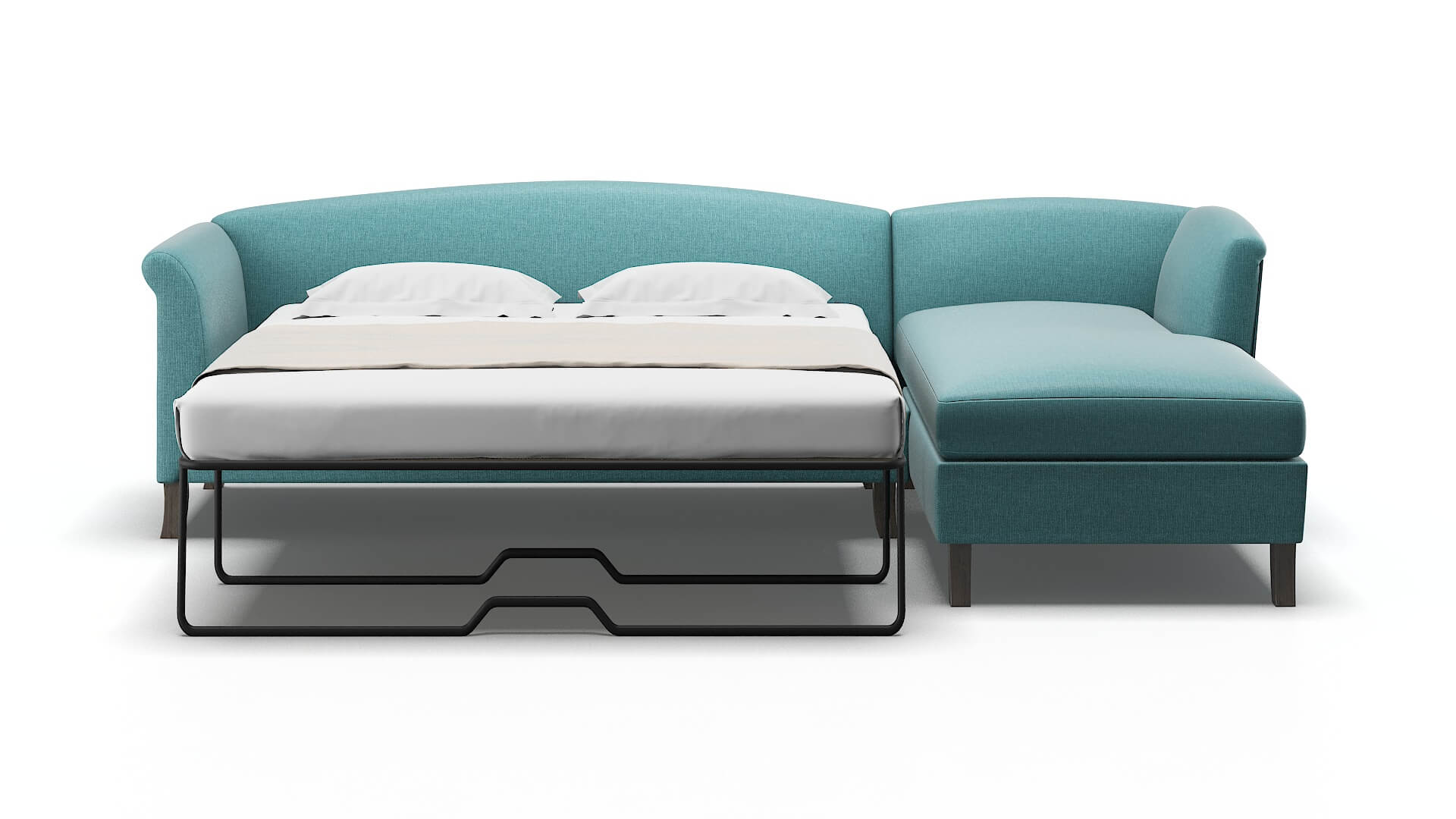 Crete Hepburn_hrp Emerald Panel Sleeper Espresso legs 1