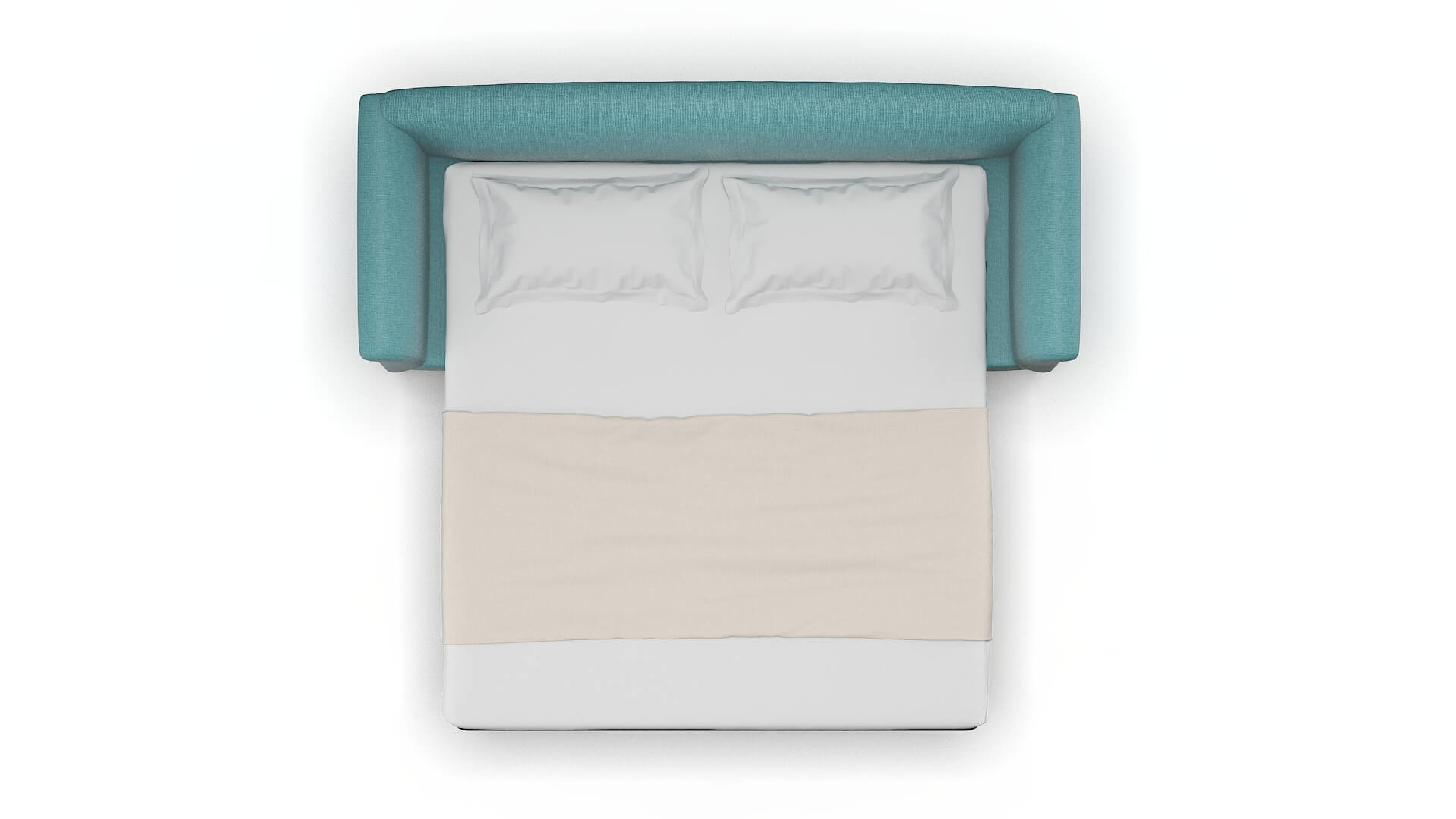 Crete Hepburn_hrp Emerald Sofa Sleeper Espresso legs 3