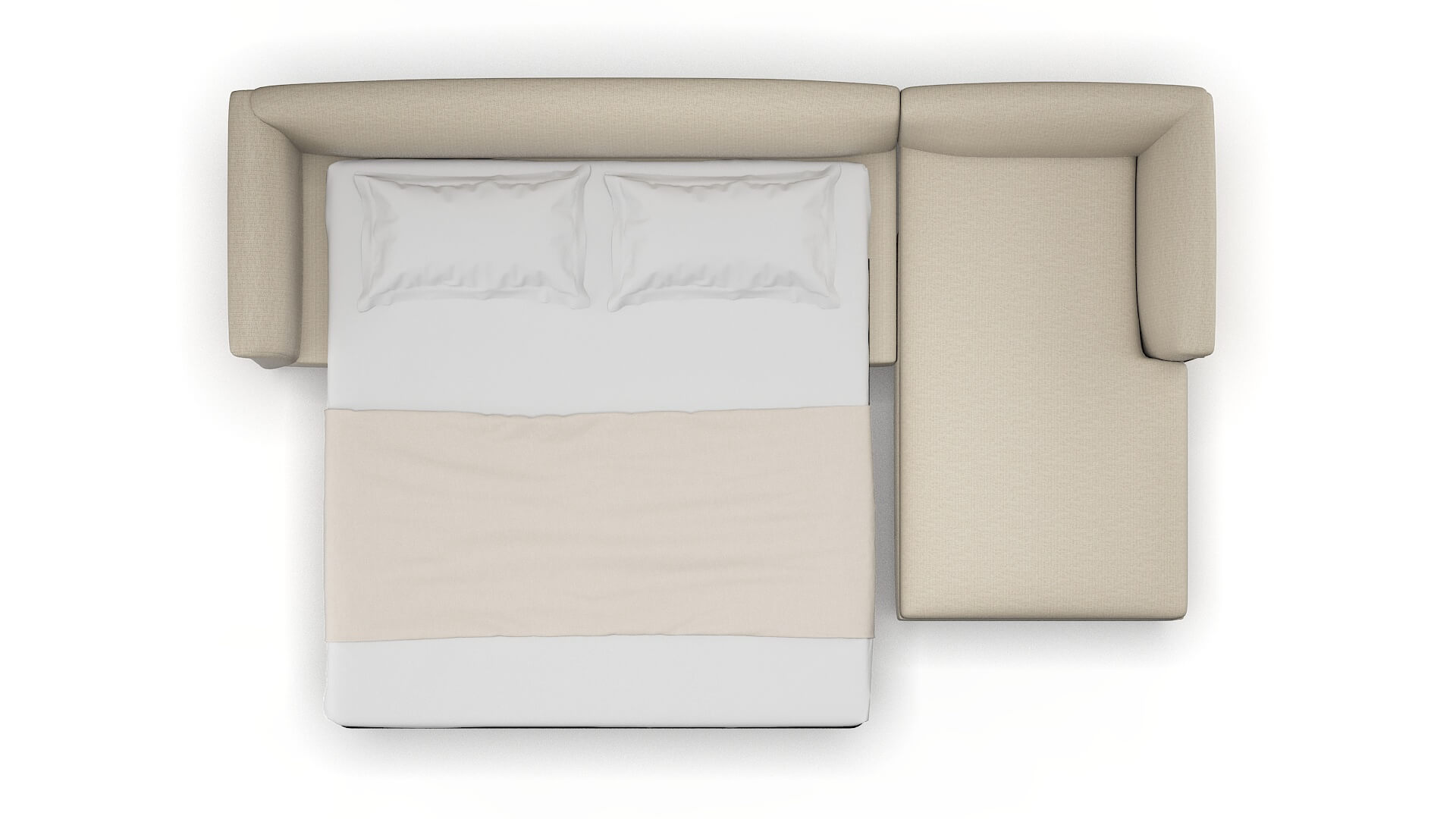 Crete Insight Barley Panel Sleeper Espresso legs 3