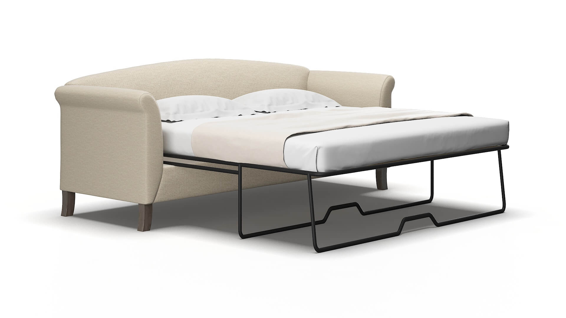 Crete Insight barley Sofa sleeper Espresso Legs  2