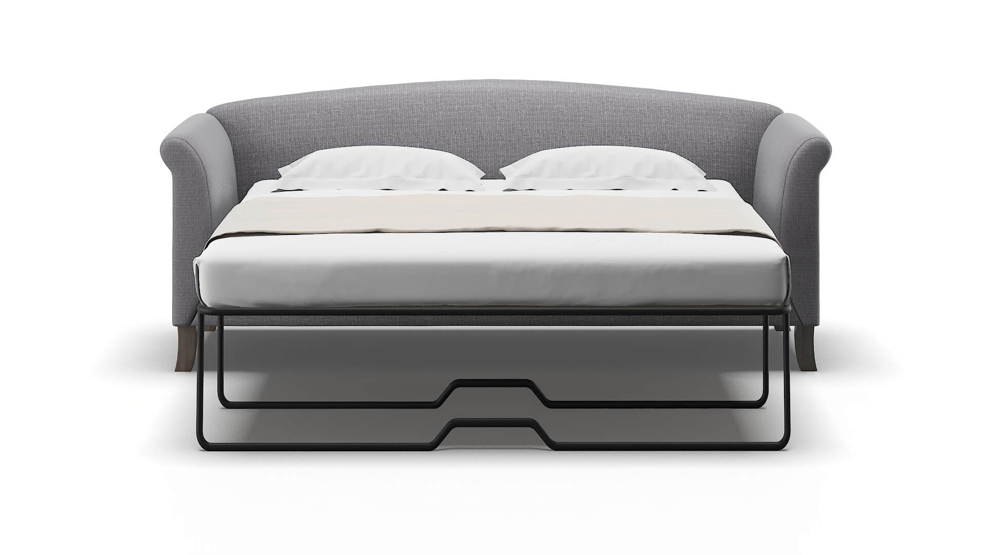 Crete Insight Denim Sofa Sleeper Espresso legs 1